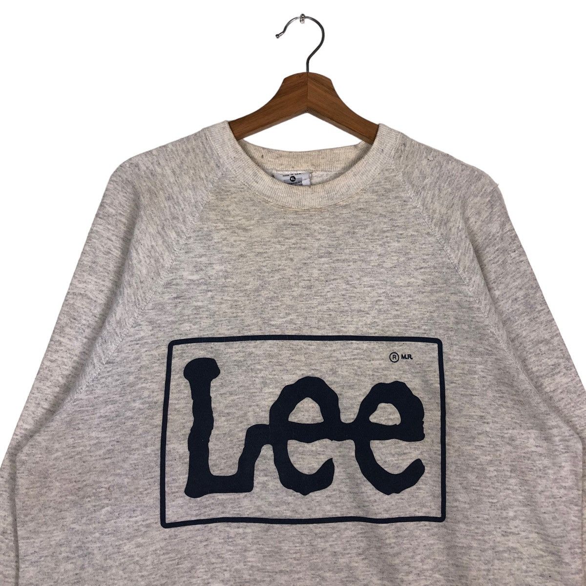 Vintage 🔥Vintage Sweatshirt Lee Pull Over Big Logo Spell Out Size US XL / EU 56 / 4 - 3 Thumbnail