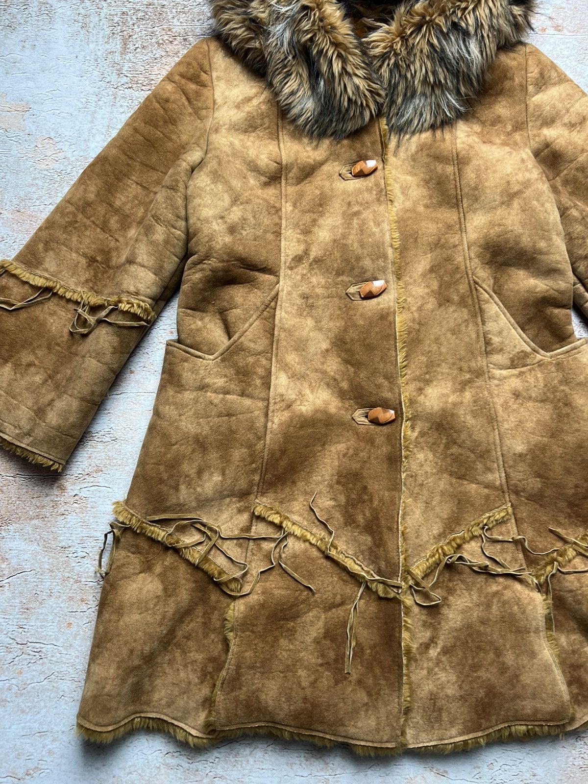 Vintage Vintage 90s super warm faux fur coat Size S / US 4 / IT 40 - 3 Thumbnail