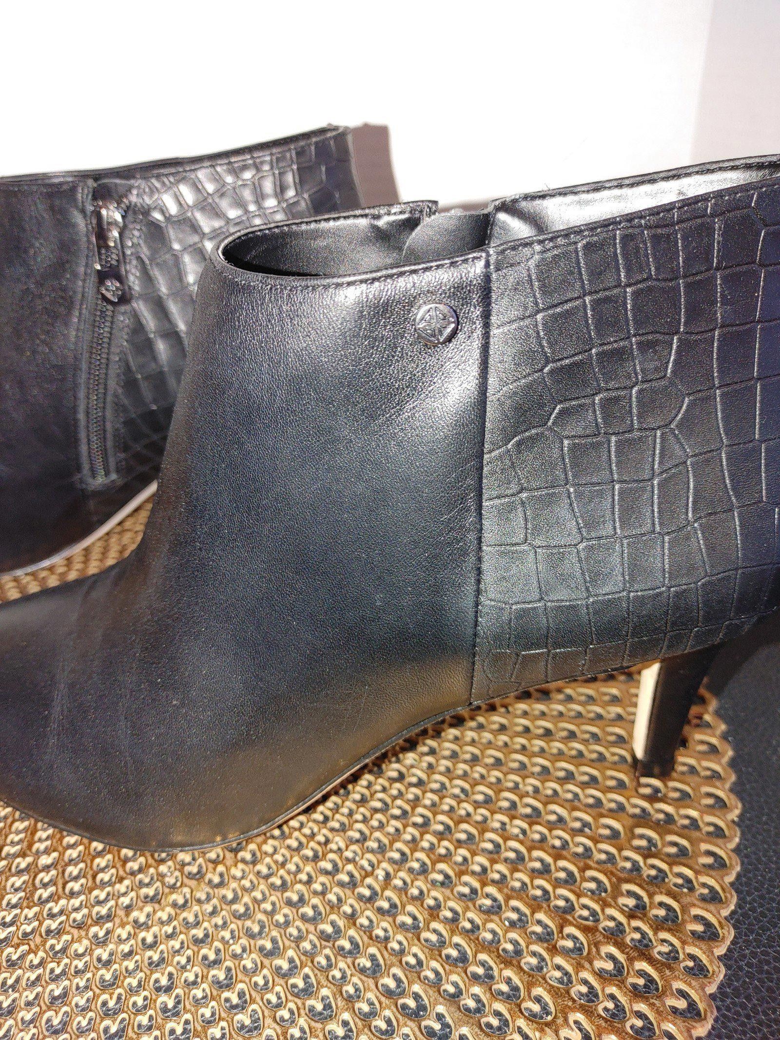 Designer Antonio Milani Fresch Leather Ankle Booties Size 9M Size US 9 / IT 39 - 2 Thumbnail