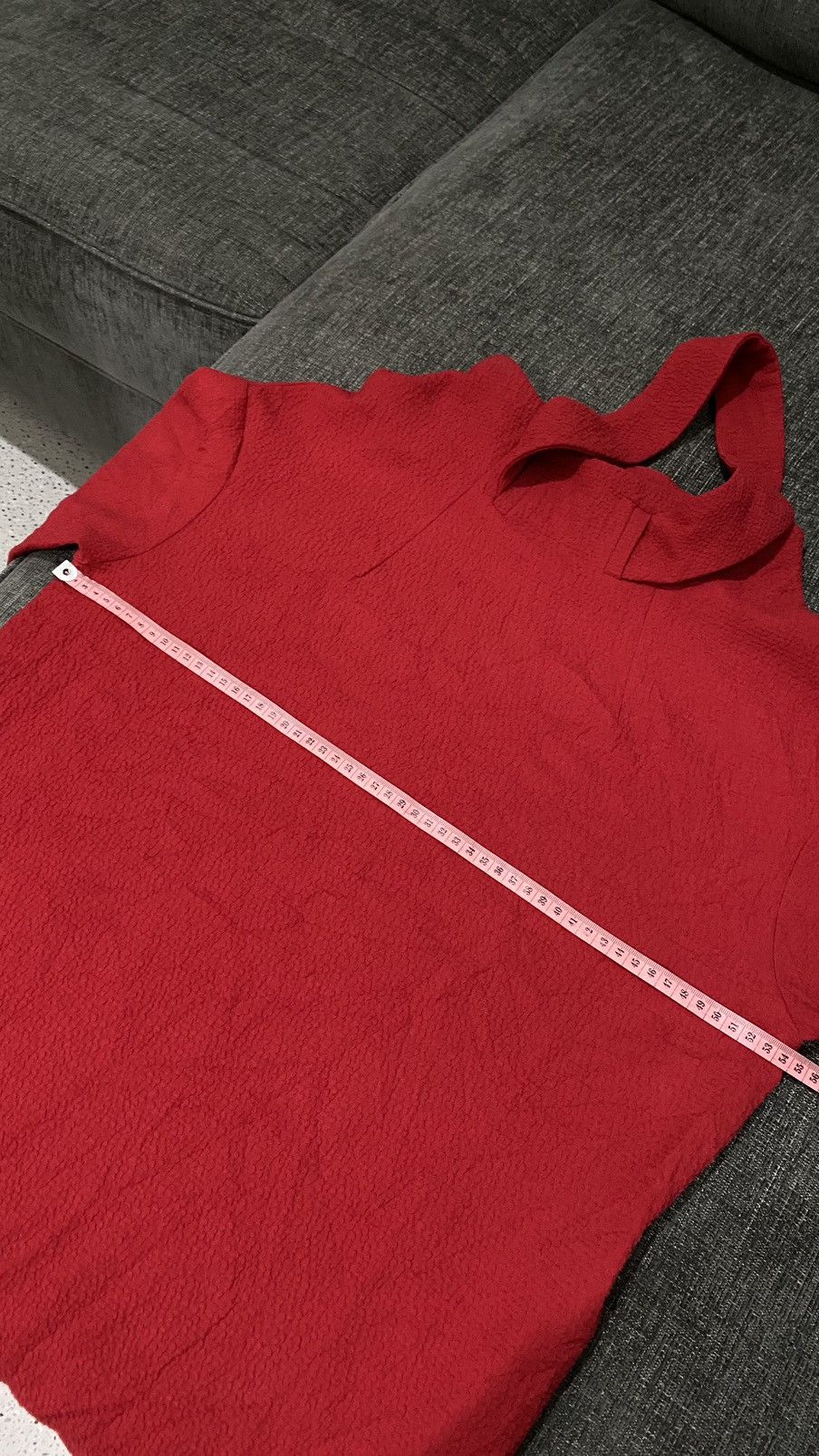 Cop Copine Cop Copine Red Midi Dress Size XS / US 0-2 / IT 36-38 - 15 Thumbnail