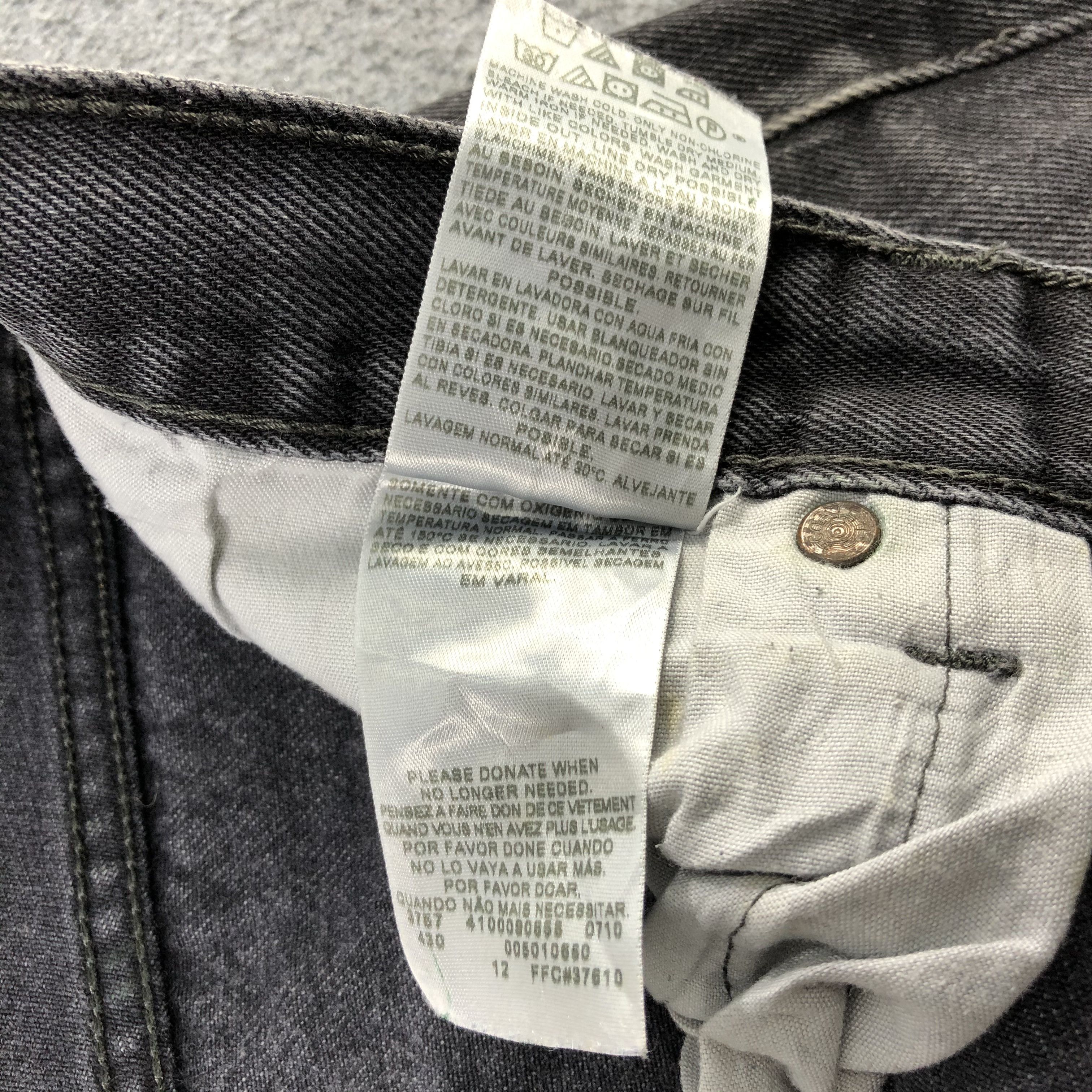 Levi's Vintage Distress Levis 501 Jeans-JM1502 Size US 36 / EU 52 - 12 Thumbnail