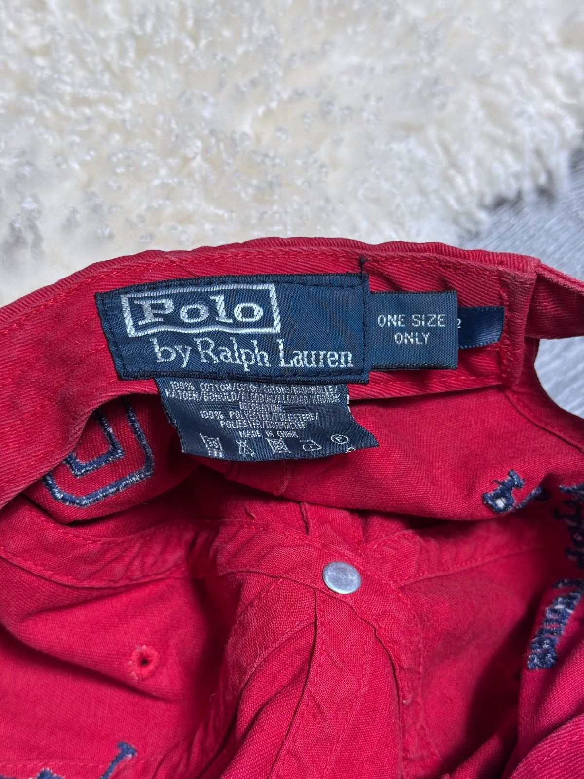 Vintage Polo Ralph Lauren Vintage Big Logo Mens Cap Size ONE SIZE - 14 Thumbnail