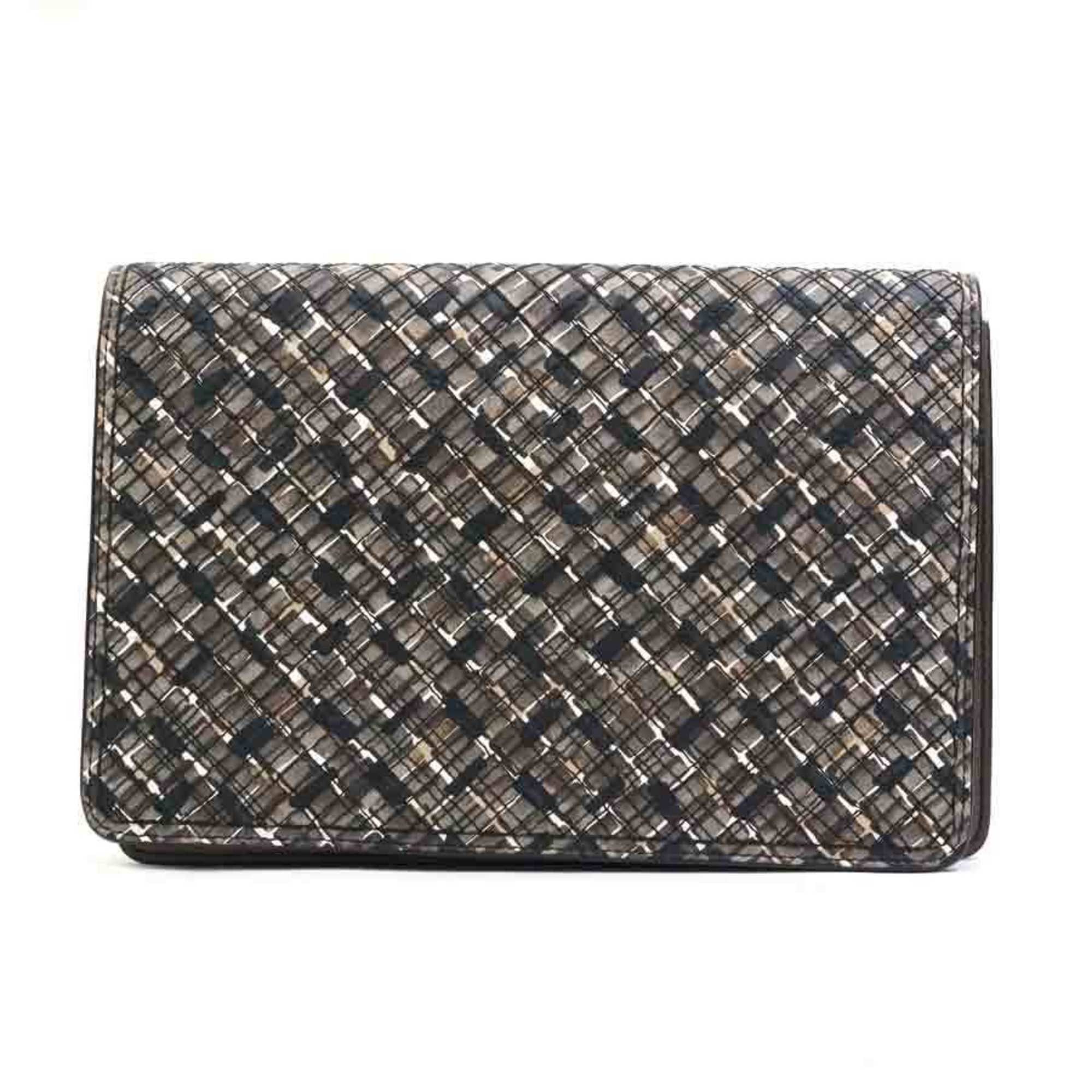Bottega Veneta Bottega Veneta clutch bag in intrecciato leather black and brown for men women, r10694a Size ONE SIZE - 1 Thumbnail