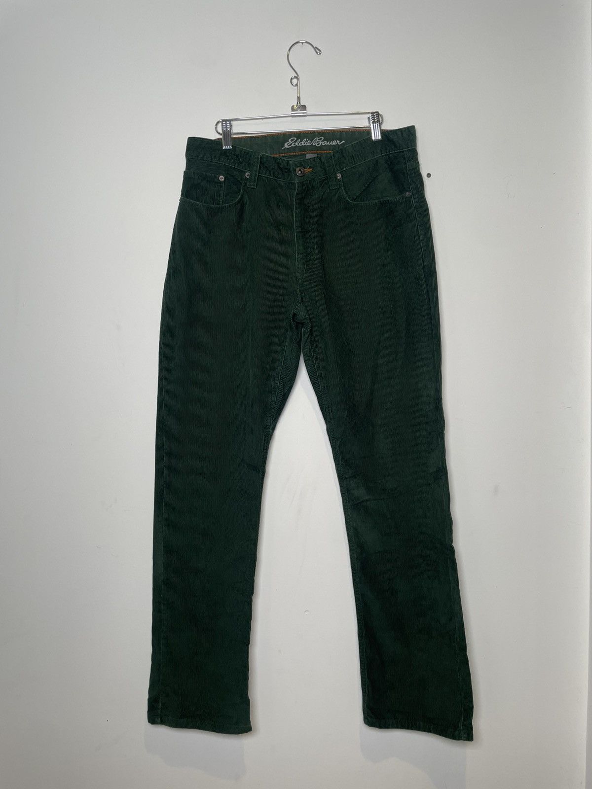 Eddie Bauer Forest Green Thick Corduroy Eddie Bauer Pants 32"x32" Size US 32 / EU 48 - 1 Thumbnail