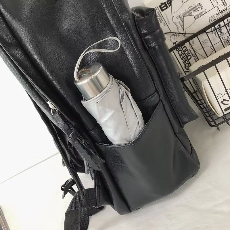 Leather Soft Leather Backpack Size ONE SIZE - 6 Thumbnail