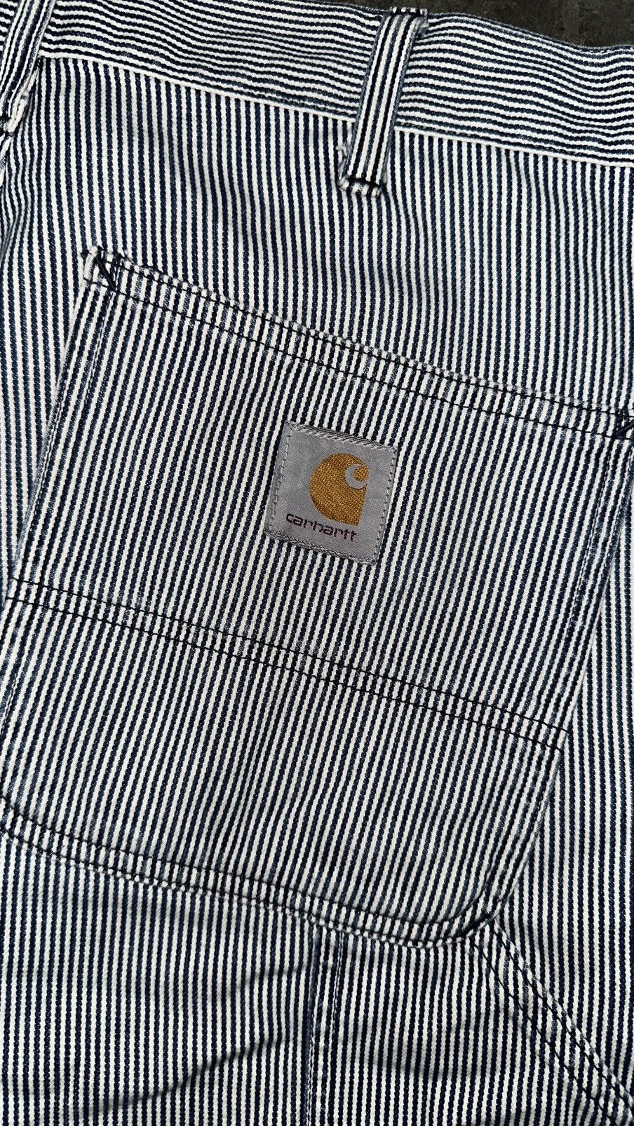Carhartt Wip CARHARTT HICKORY SINGLE KNEE STRIPE JORTS Size US 37 - 4 Thumbnail