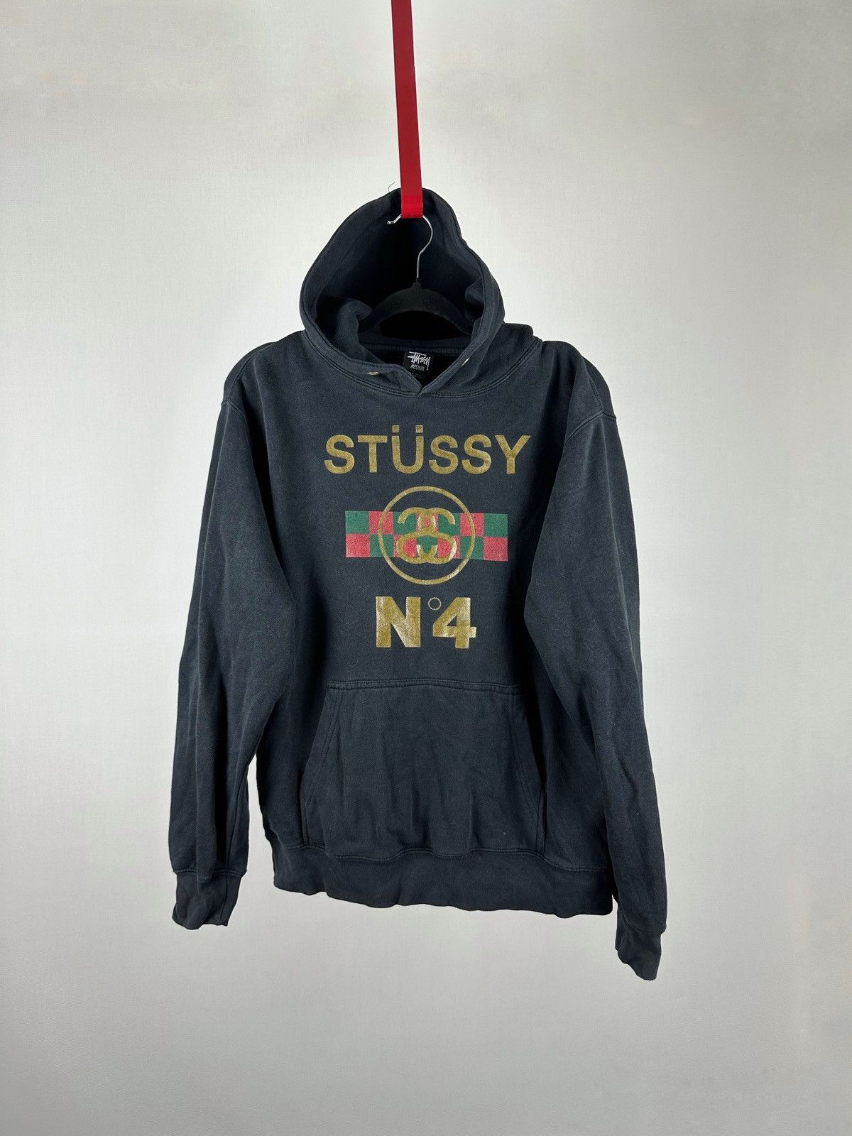 Stussy Vintage Stussy N4 Logo Pullover Hoodie Mens Size M Size US M / EU 48-50 / 2 - 1 Thumbnail
