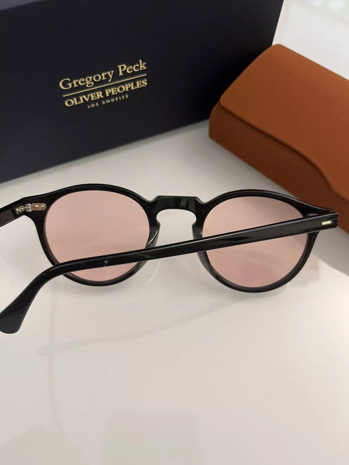 Oliver Peoples Gregory Peck Sun Limited Edition Rust/ Green Photo Size ONE SIZE - 9 Thumbnail