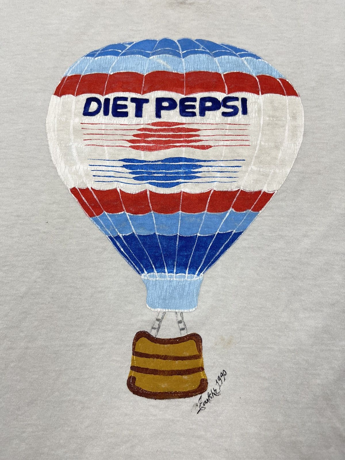 Pepsi Vintage Diet Pepsi 1990 Picture Made in USA Y2K Size US XL / EU 56 / 4 - 4 Thumbnail