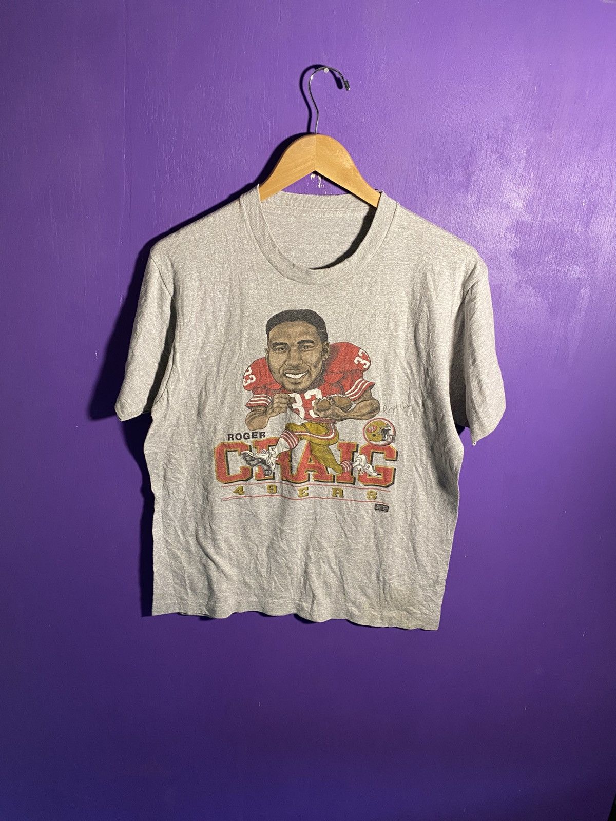NFL Vintage 1987 San Francisco 49ers Roger Craig player tee Size US M / EU 48-50 / 2 - 1 Thumbnail