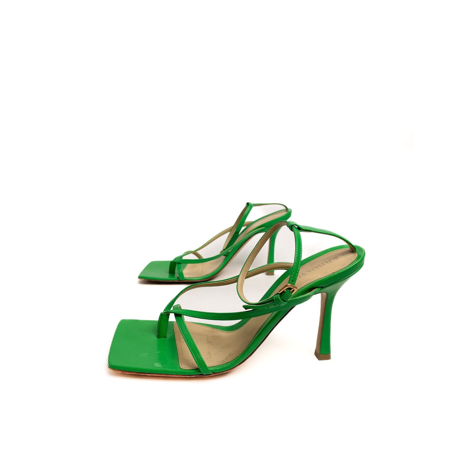 Bottega Veneta Green Sandals Size US 8.5 / IT 38.5 - 5 Thumbnail