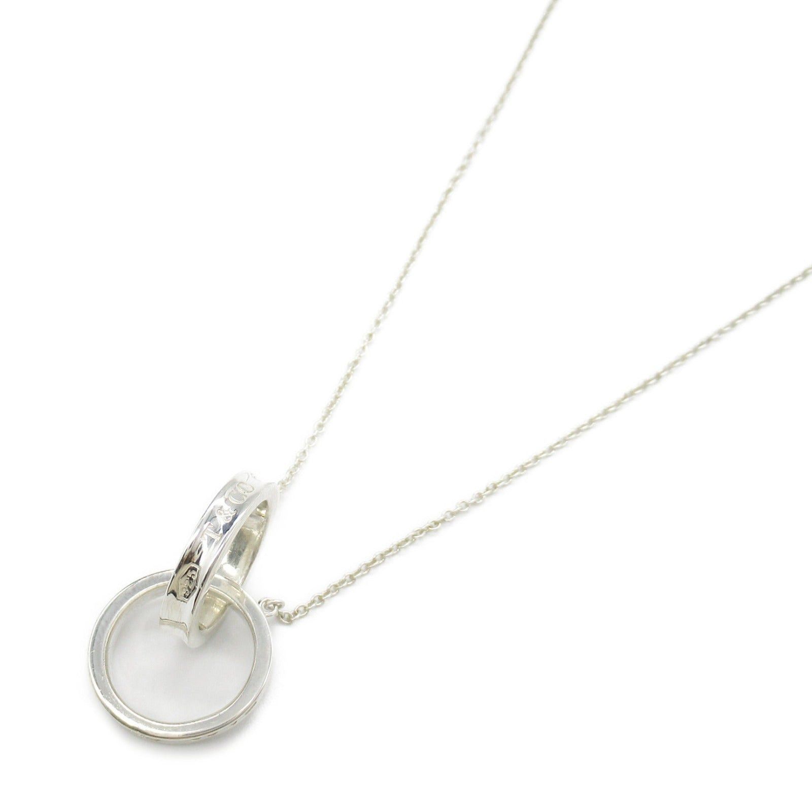 Tiffany & Co. Tiffany Co Interlocking Circle Necklace 925 Silver Size ONE SIZE - 1 Thumbnail