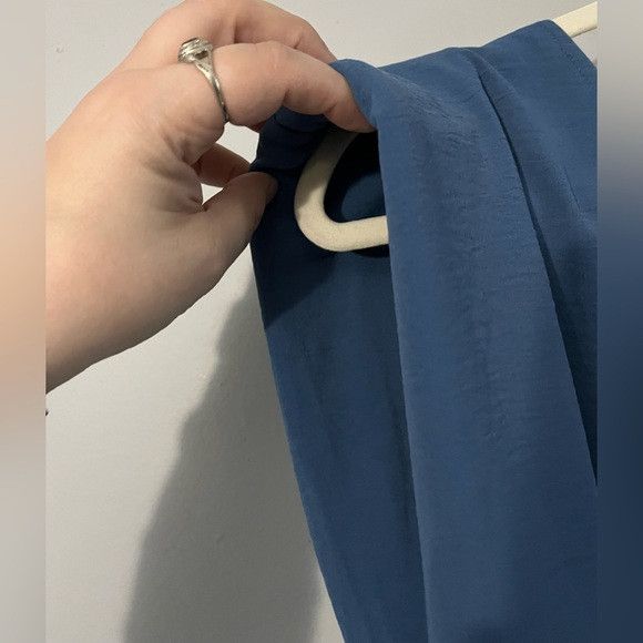 Zara ZARA Romper Playsuit with Shoulder Pads in blue size xl NWT Size 36" / US 14 / IT 50 - 9 Thumbnail