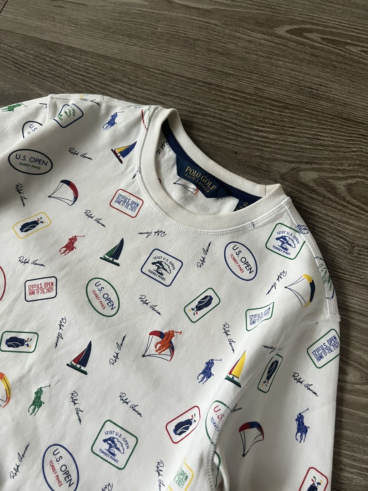 Polo Ralph Lauren × RLX Ralph Lauren ‼️Polo Ralph Lauren New Collection QR Tag Monogram Sweatshirt Size US XS / EU 42 / 0 - 14 Thumbnail