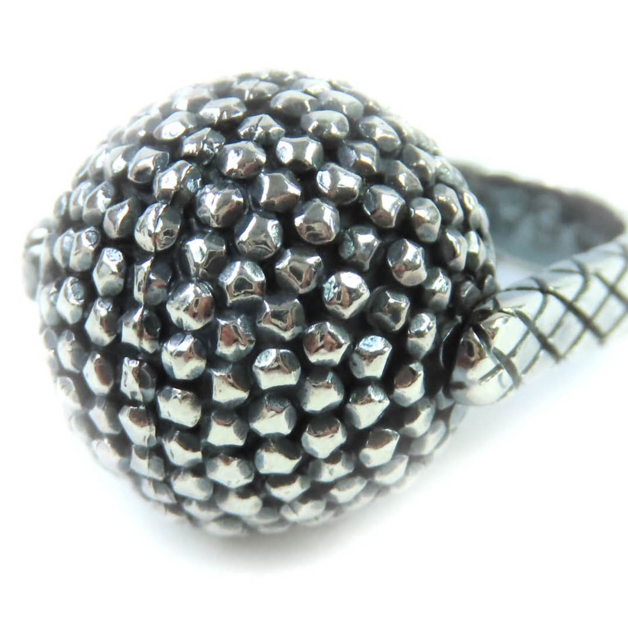 Bottega Veneta BOTTEGA VENETA 925 Ball Ring, Silver, Size 9 (equivalent to Japanese size), Comes with dust bag, Made in Italy, Weight: 11.42g, Women's. Size ONE SIZE - 1 Thumbnail