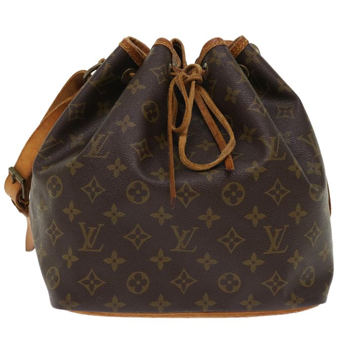 LOUIS VUITTON Shoulder Bag M42226 Petit Noe Monogram canvas Brown