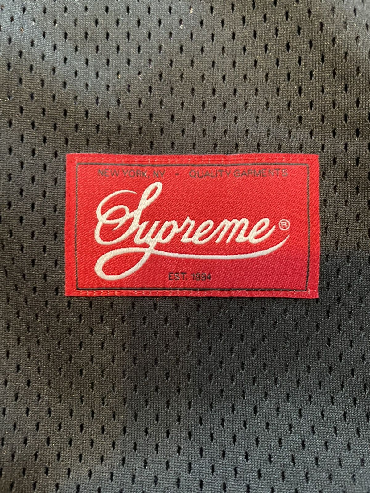 Supreme Supreme Old English Baseball Jersey Black (SS25) Size US M / EU 48-50 / 2 - 5 Thumbnail