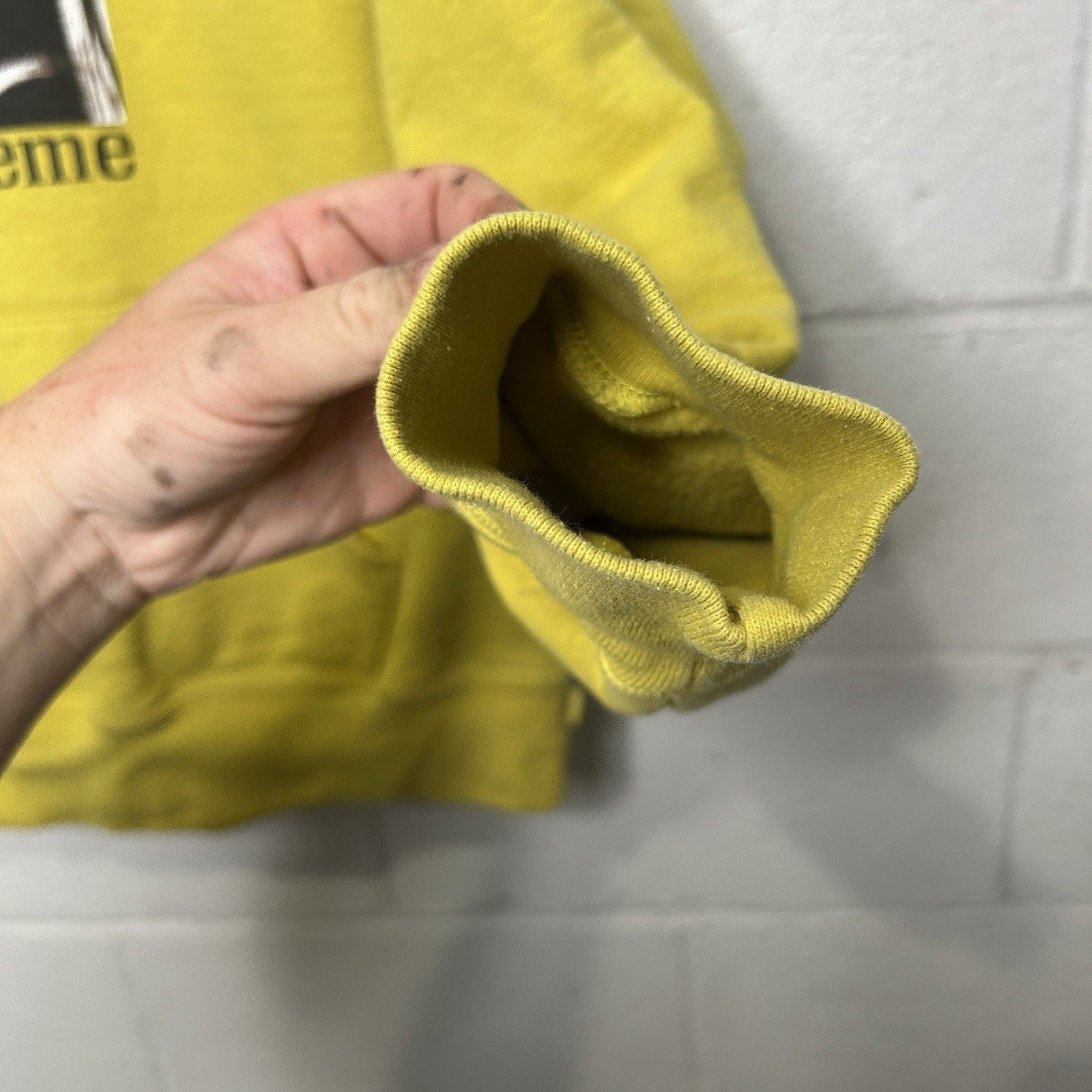 Supreme Supreme Pearl Hooded Sweatshirt “Lemon Yellow” FW20 Size US S / EU 44-46 / 1 - 6 Thumbnail