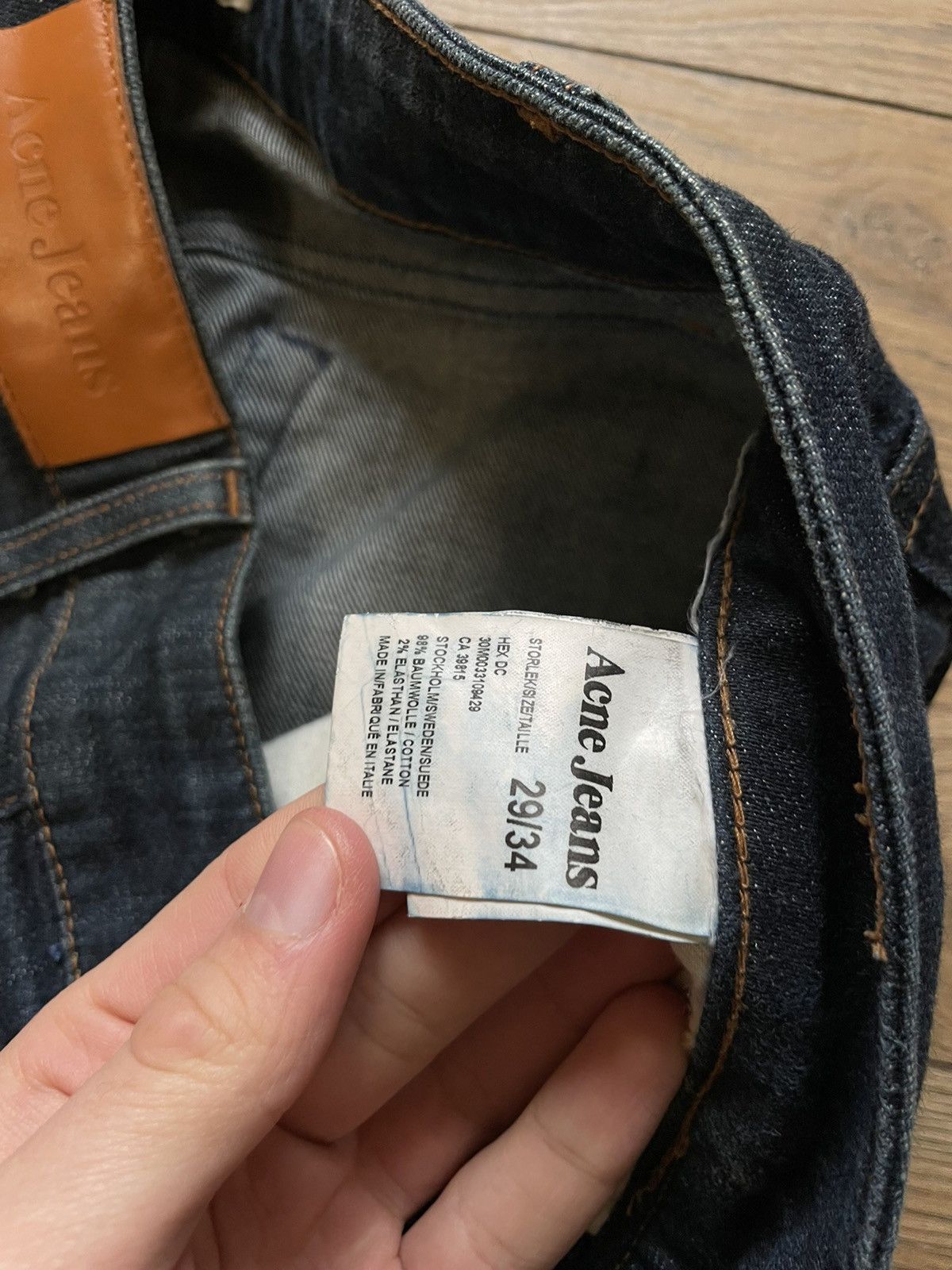 Acne Studios × Vintage Acne Studios Hex DC jeans denim y2k casual smart 29/34 Size US 29 - 5 Thumbnail