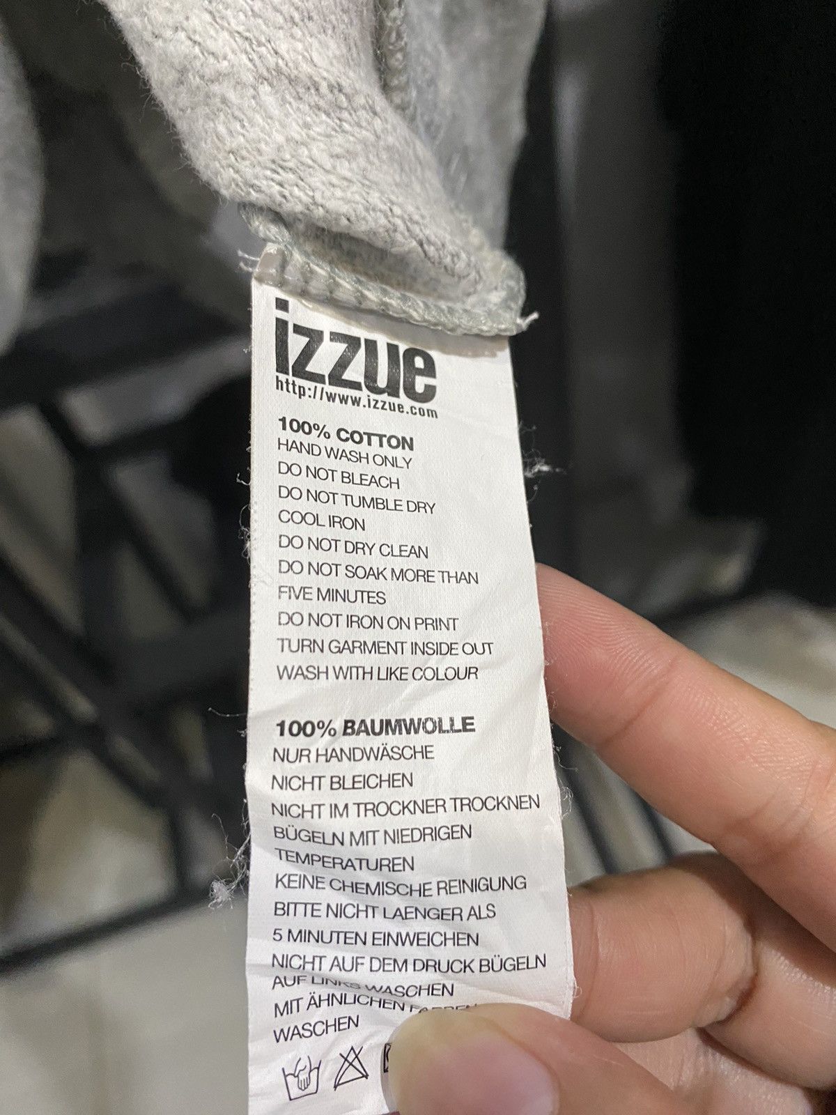 Japanese Brand Izzue Poem Peace of Tack Hoodie Glitter Print Art Stuff Size US S / EU 44-46 / 1 - 7 Thumbnail