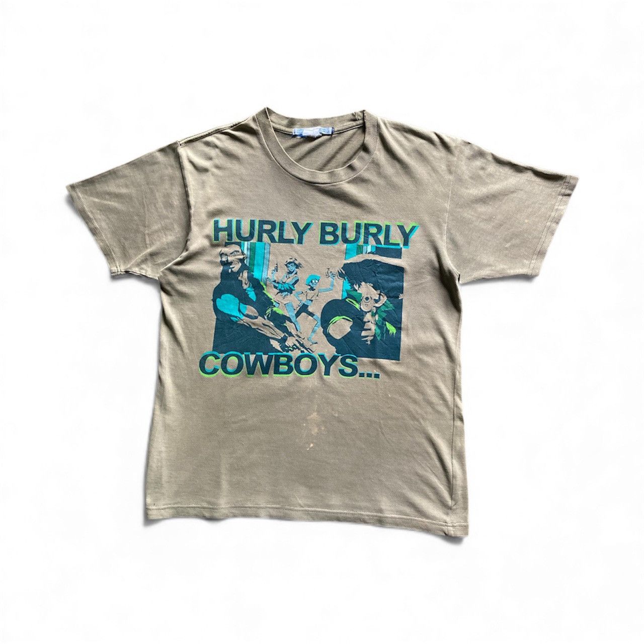 Anime Vintage 00s Cowboy Bepop 'Hurly Burly' Distressed T shirt Size US M / EU 48-50 / 2 - 2 Thumbnail