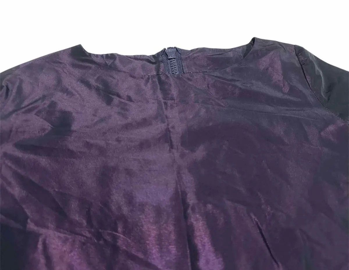 Designer × Japanese Brand × Sacai ♟️ Rare Sacai Silk Wool Asymmetrical Dress Size M / US 6-8 / IT 42-44 - 4 Thumbnail