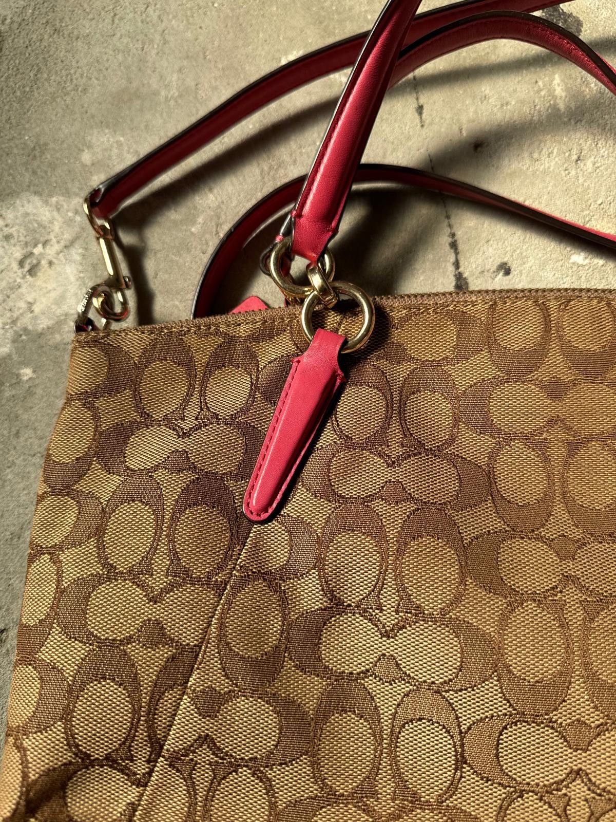 Coach Coach 2Way Kelsey ShoulderBag Beige/Pink Size ONE SIZE - 4 Thumbnail