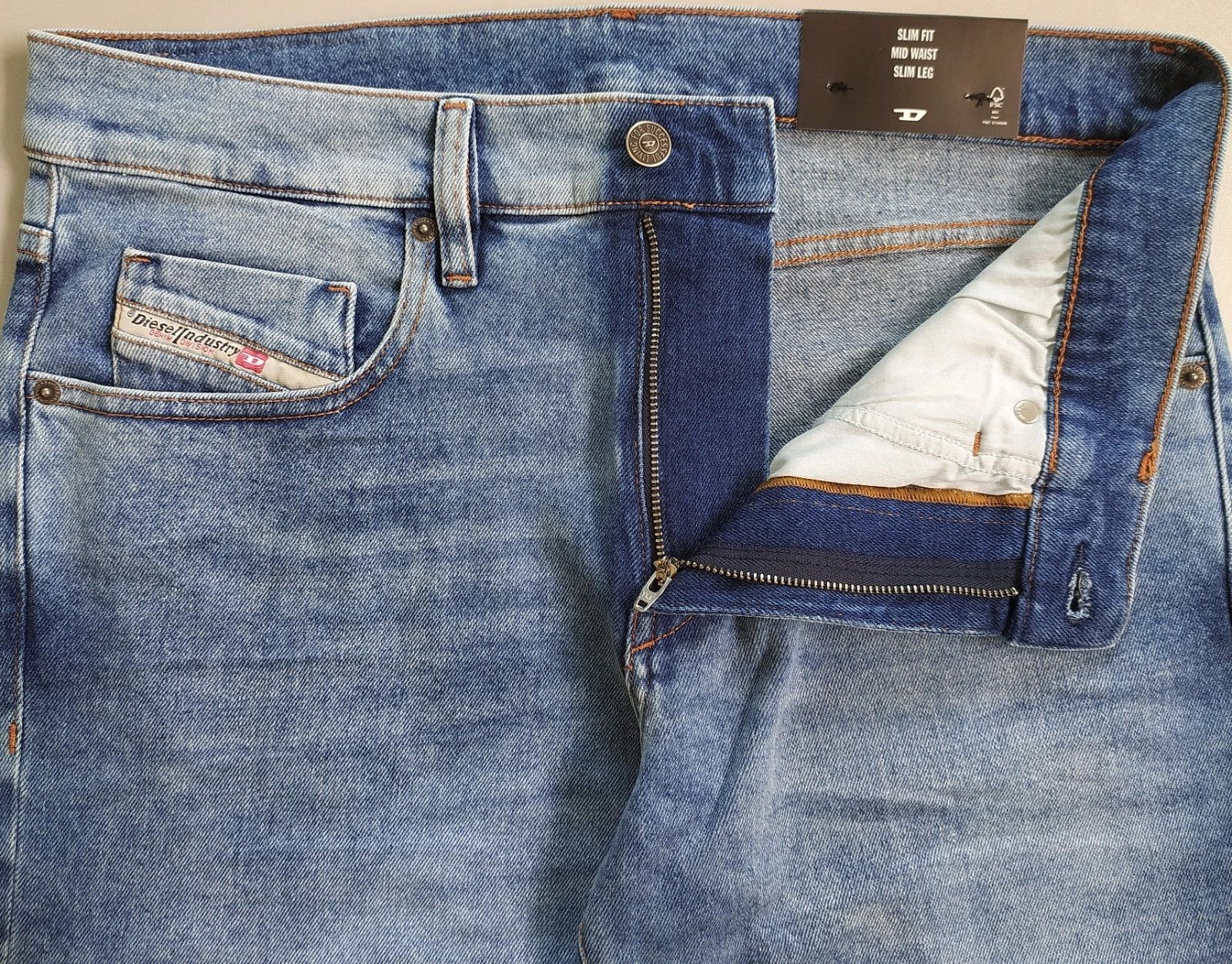 Diesel Diesel 2019 D-STRUKT-R L.32 MENS JEANS T/9667 Size US 32 / EU 48 - 5 Thumbnail