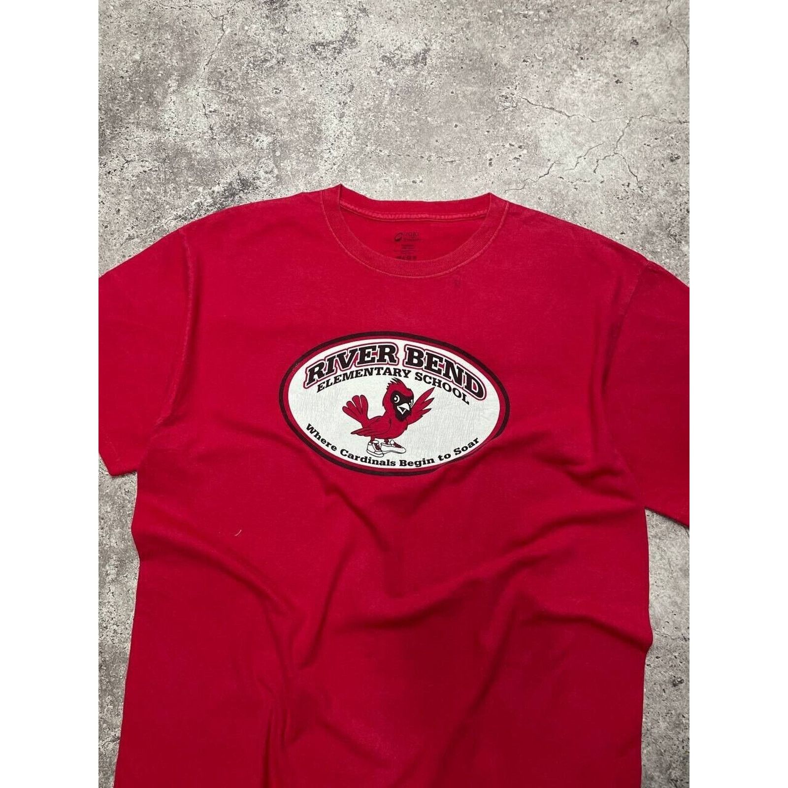 Port & Company × Vintage Vintage River Bend Elementary School T-Shirt Port & Company Size US L / EU 52-54 / 3 - 4 Thumbnail