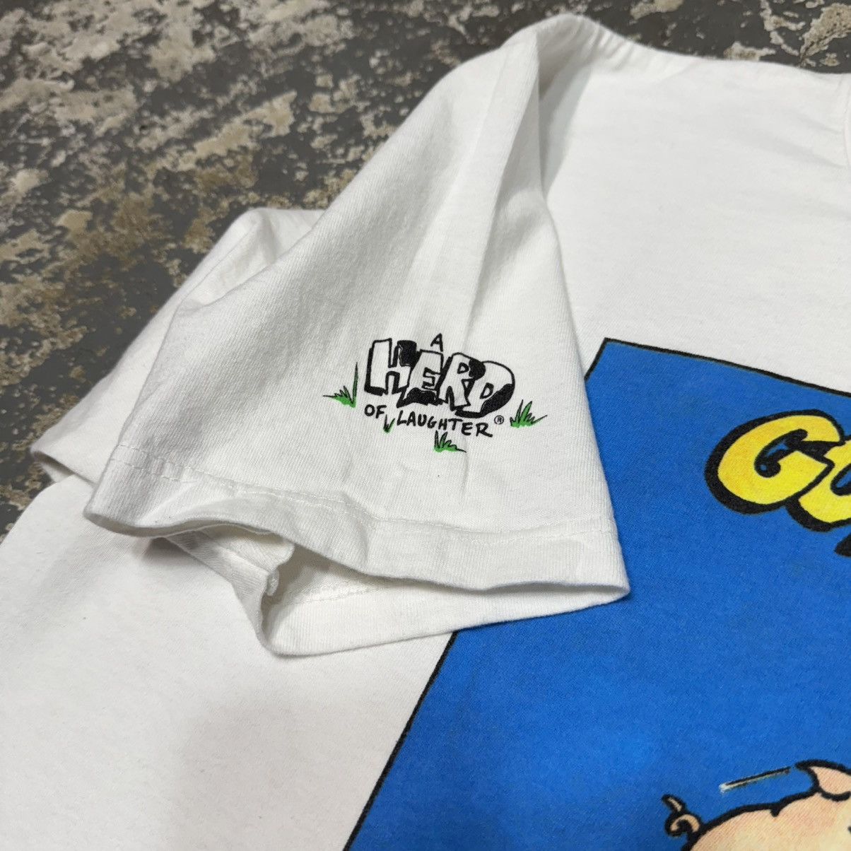 Vintage Vintage Tossin’ Around The Old Pig Skin Cow Funny Football T Size US L / EU 52-54 / 3 - 4 Thumbnail