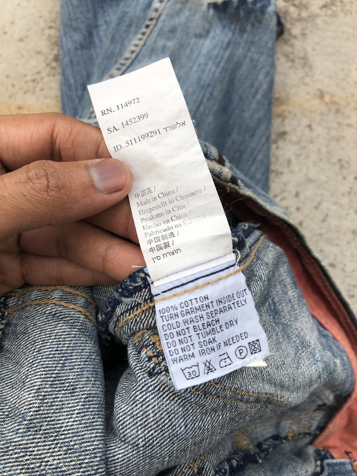 Vintage TOUGH JEANS TWIST DENIM Size US 36 / EU 52 - 5 Thumbnail