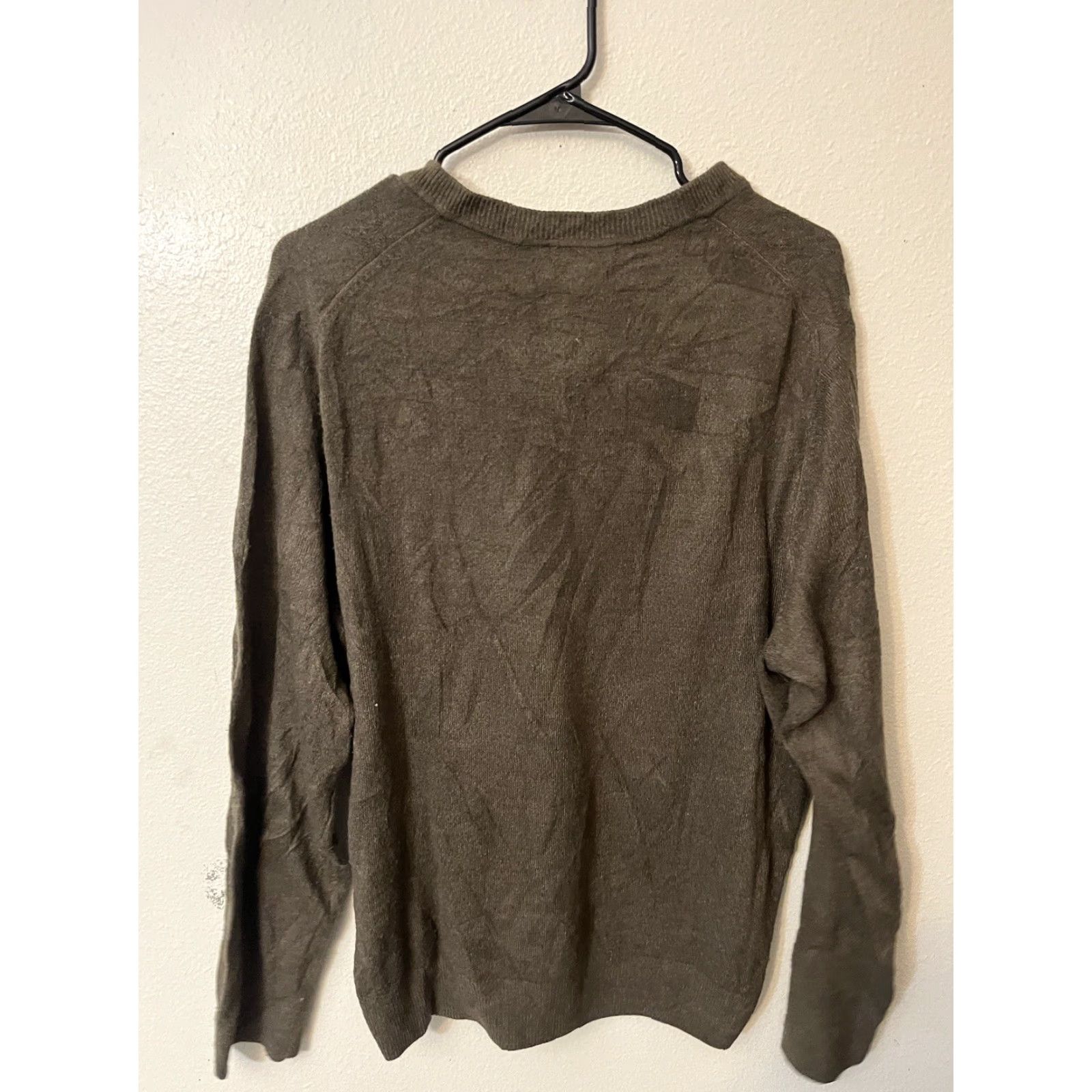 Dockers DOCKERS Men's Sweater Pullover V-Neck Long Sleeve Geometric Brown XL Acrylic Classic Size US XL / EU 56 / 4 - 2 Thumbnail