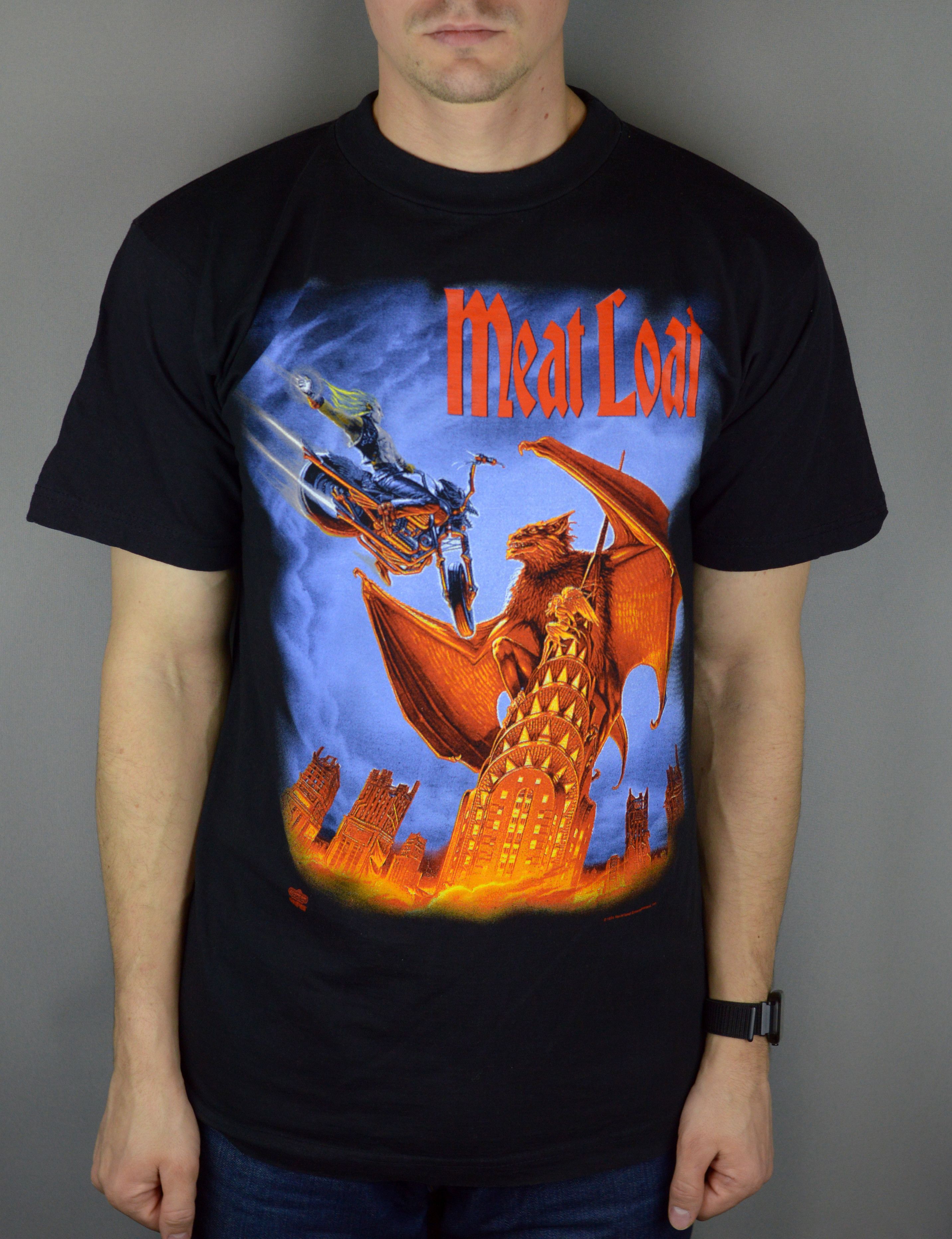 Vintage Vintage Meat Loaf Everything louder 1994 t shirt Size US L / EU 52-54 / 3 - 1 Thumbnail