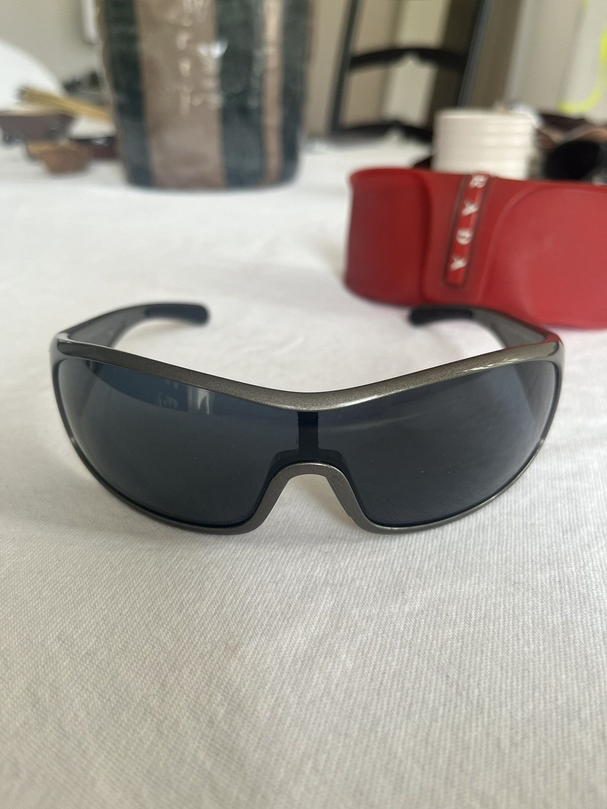Prada Sport Wraparound Sunglasses