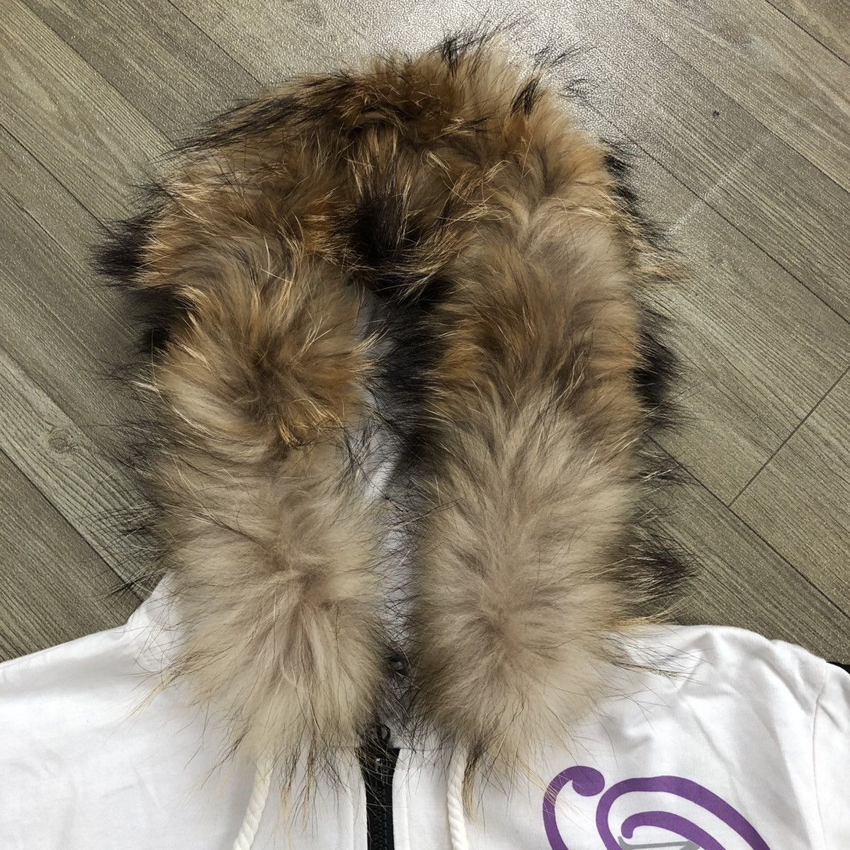 If Six Was Nine × Japanese Brand × Le Grande Bleu (L.G.B.) 2000s Under Level Poem Goa Lgb Short Zipper Fur Jacket Size US L / EU 52-54 / 3 - 3 Thumbnail