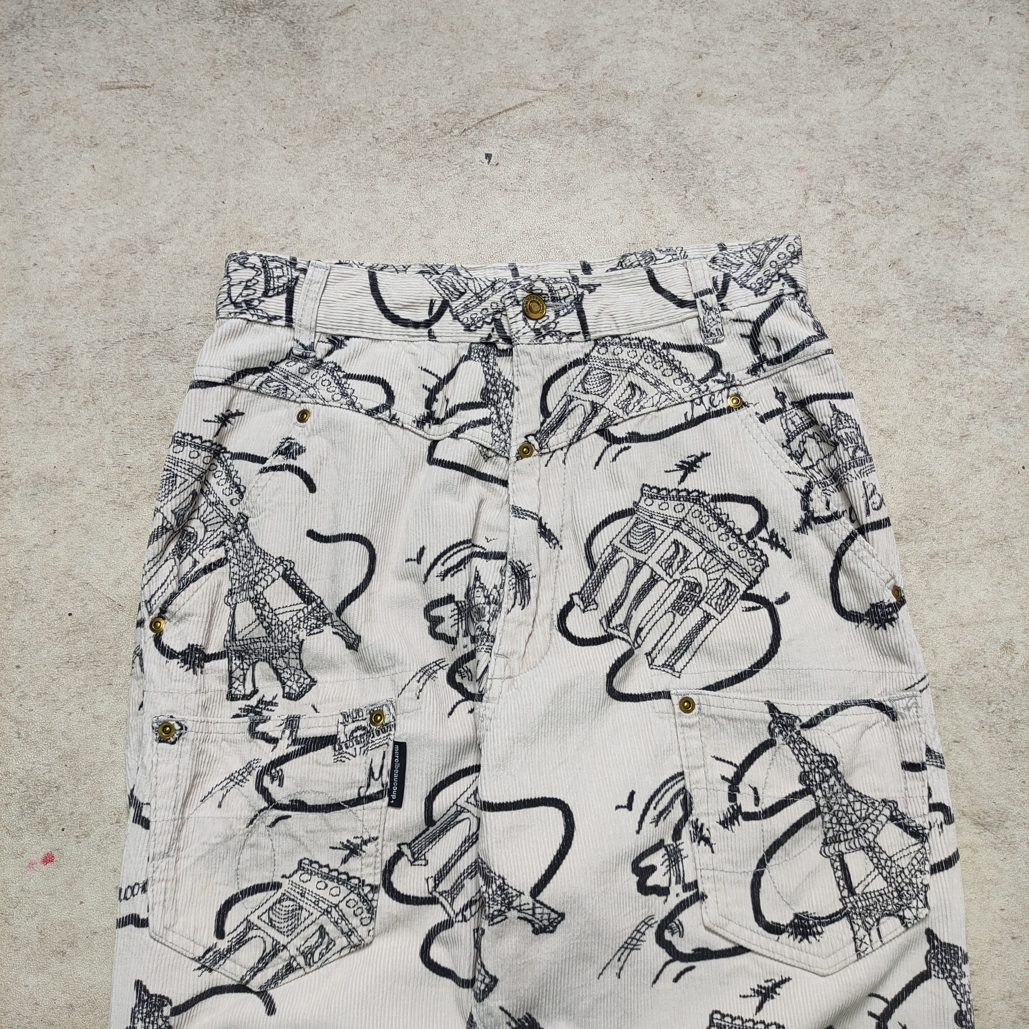 Issey Miyake Mercibeaucoup Paris Pattern Issey Miyake Size US 30 / EU 46 - 5 Thumbnail