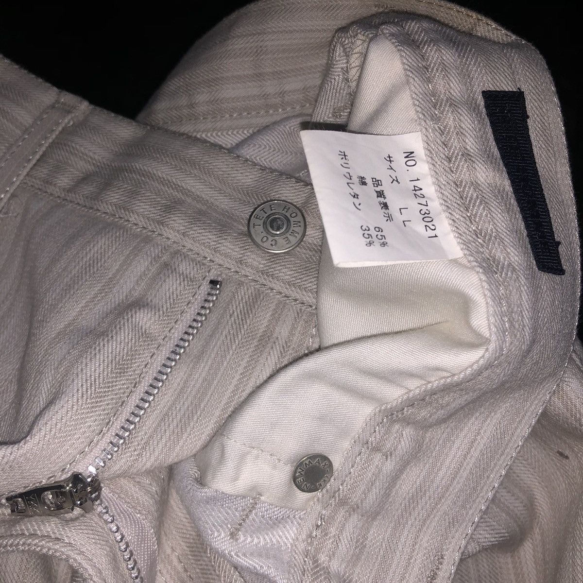 Issey Miyake Issey Miyake Tete Homme Co Flare Jeans Size US 36 / EU 52 - 9 Thumbnail