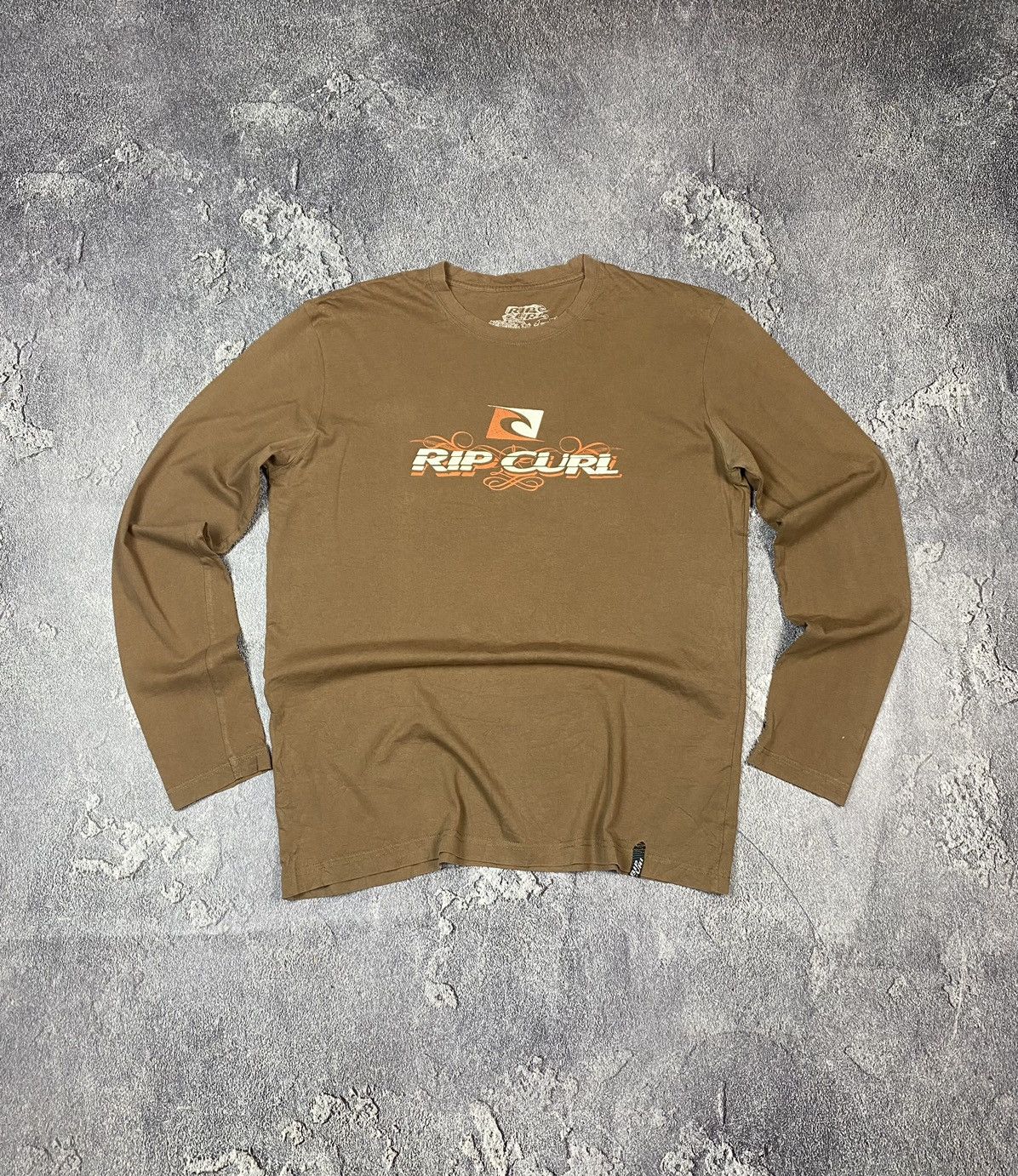 Rip Curl VTG 00s Rip Curl Brown Longsleeve Y2K Surf Style Size US L / EU 52-54 / 3 - 1 Thumbnail