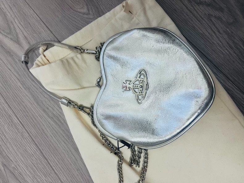 Vivienne Westwood Vivienne Westwood size os Silver love bag chain bag Size ONE SIZE - 3 Thumbnail