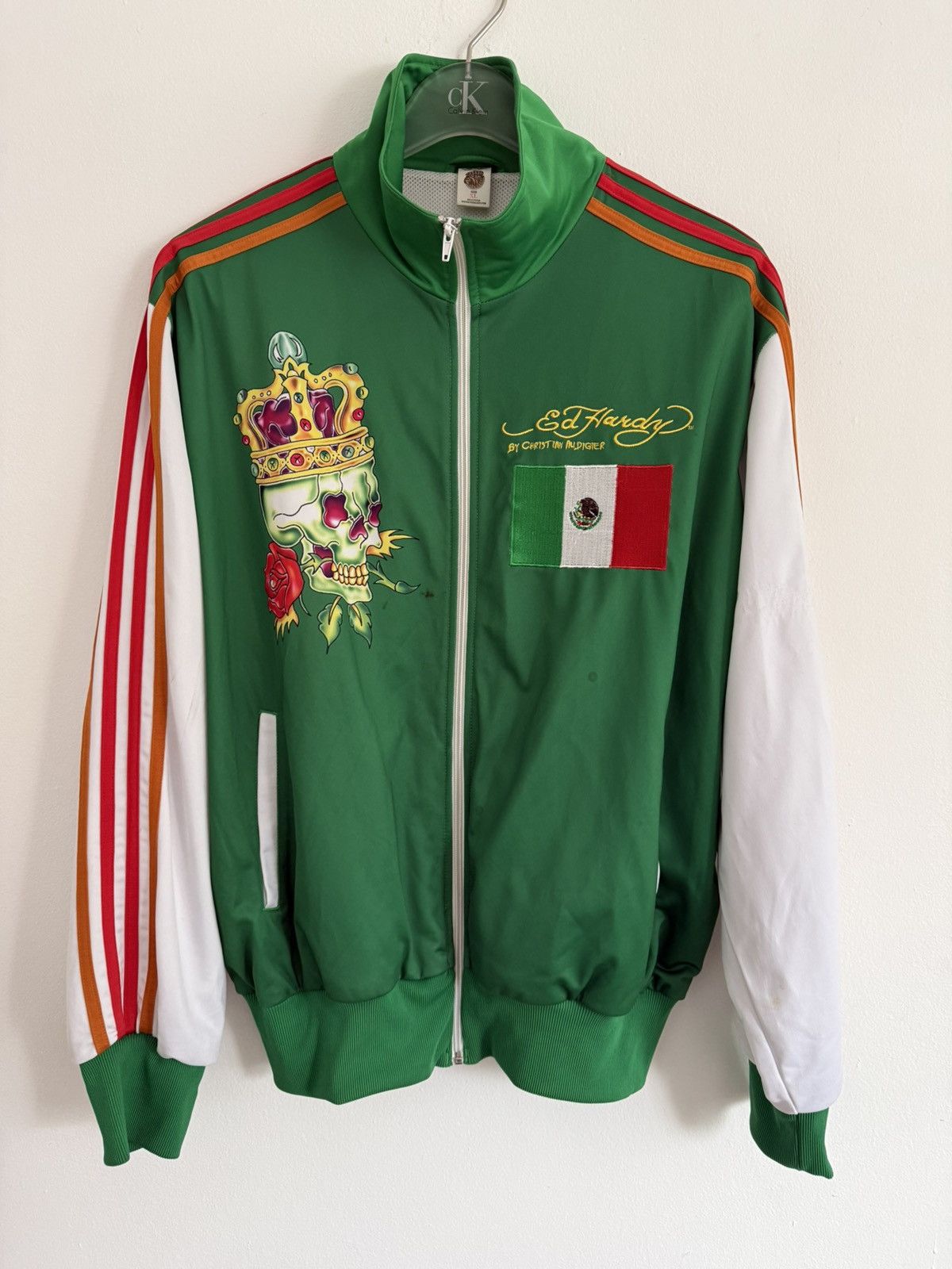 Ed Hardy メキシコ国旗ジャージ Ed Hardy Brand New With Tags Ed Hardy Mexico Track Jacket | Grailed