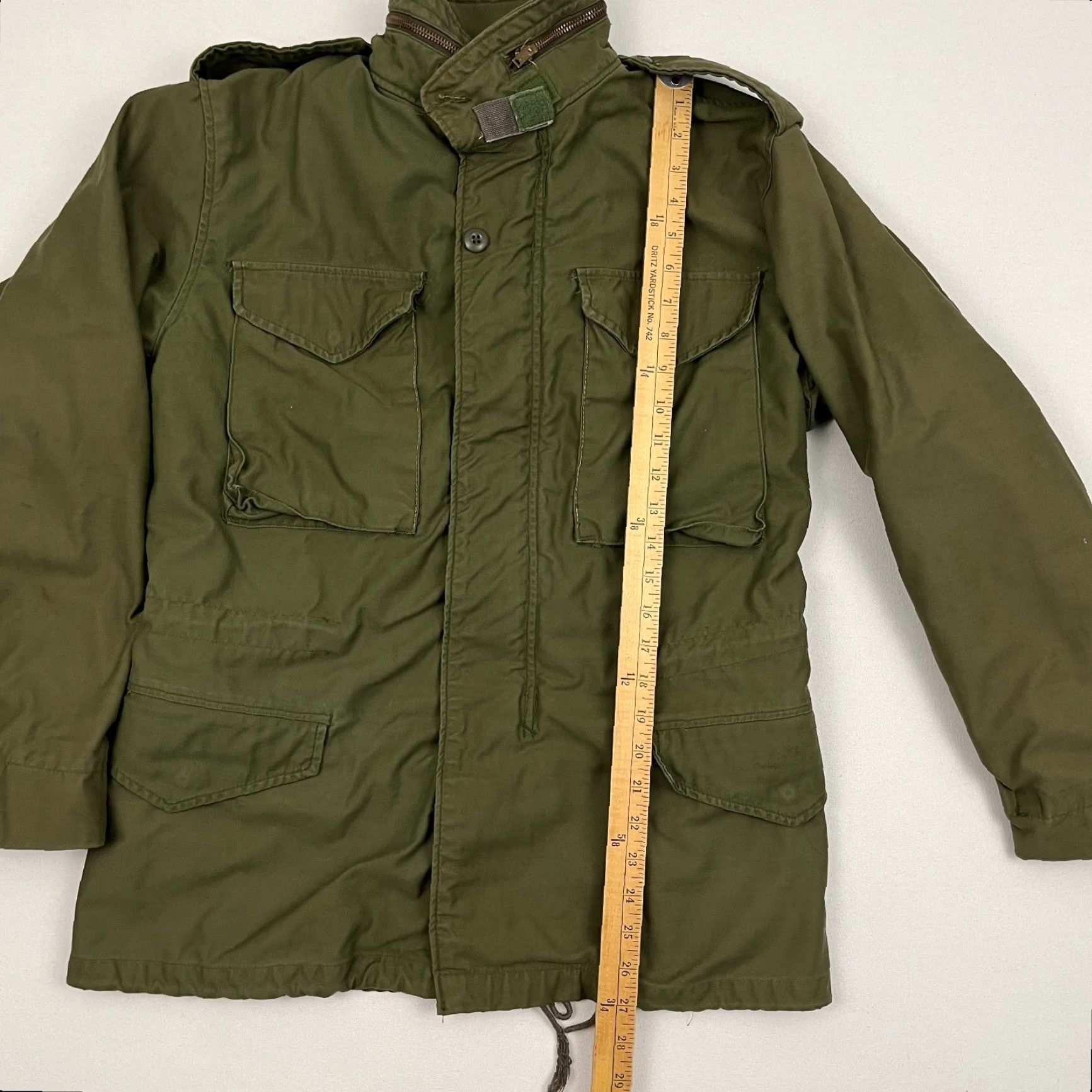 Alpha Industries VTG Alpha Industries OG-107 Cold Weather Jacket Mens M Olive Green Military Coat Jacket Size US M / EU 48-50 / 2 - 4 Thumbnail