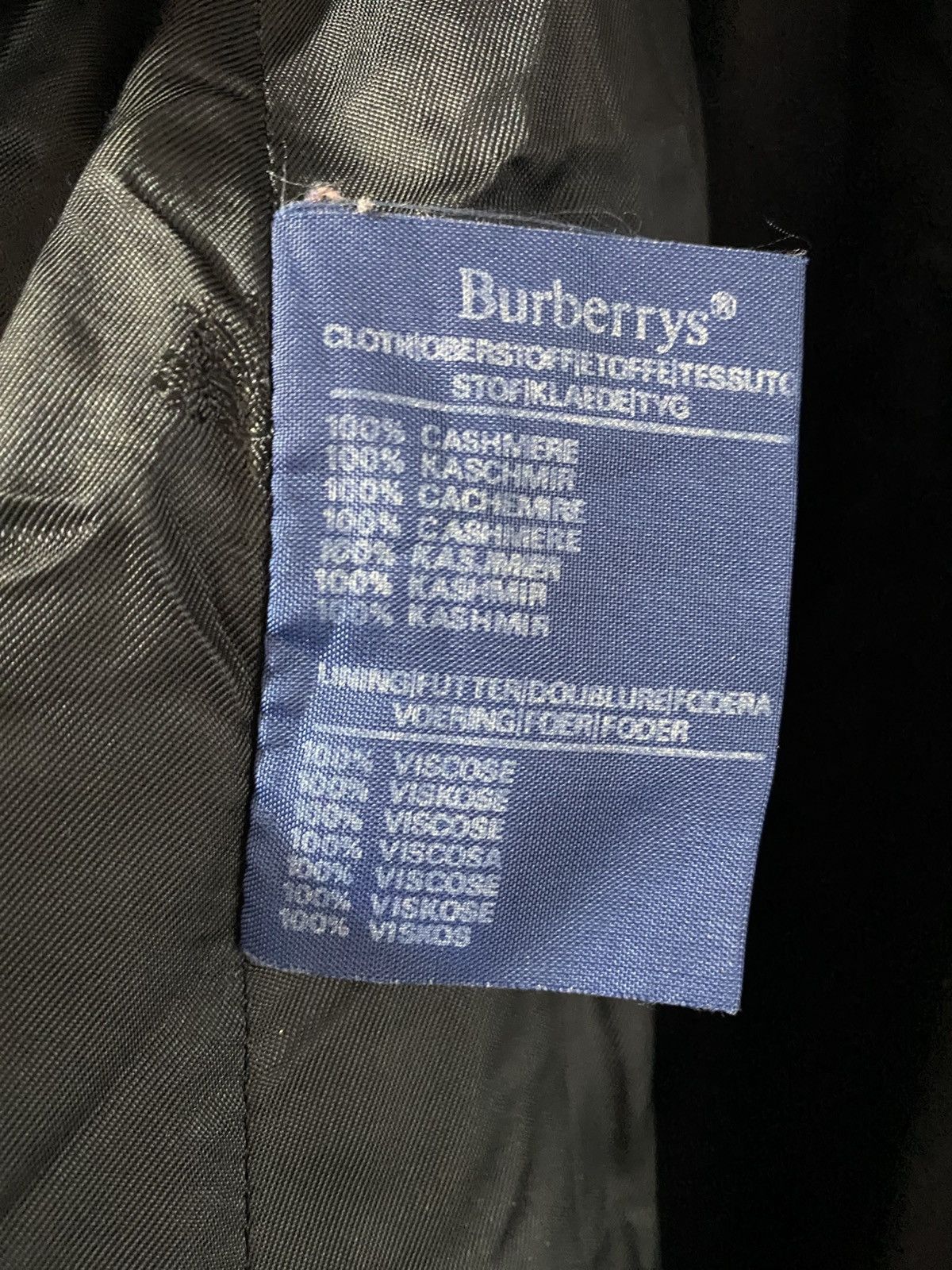 Burberry BURBERRYS VINTAGE COAT PURE CASHMERE JACKET MADE IN ENGLAND Size M / US 6-8 / IT 42-44 - 17 Thumbnail