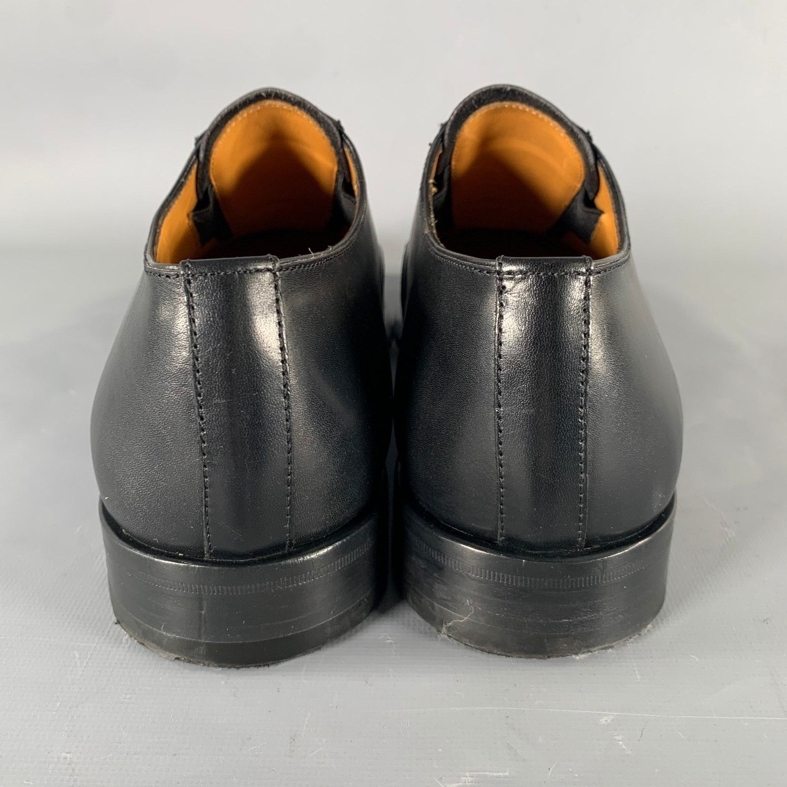 Alexander McQueen ALEXANDER MCQUEEN Size 9 Black Leather Toe Cap Loafers Size US 9 / EU 42 - 3 Thumbnail