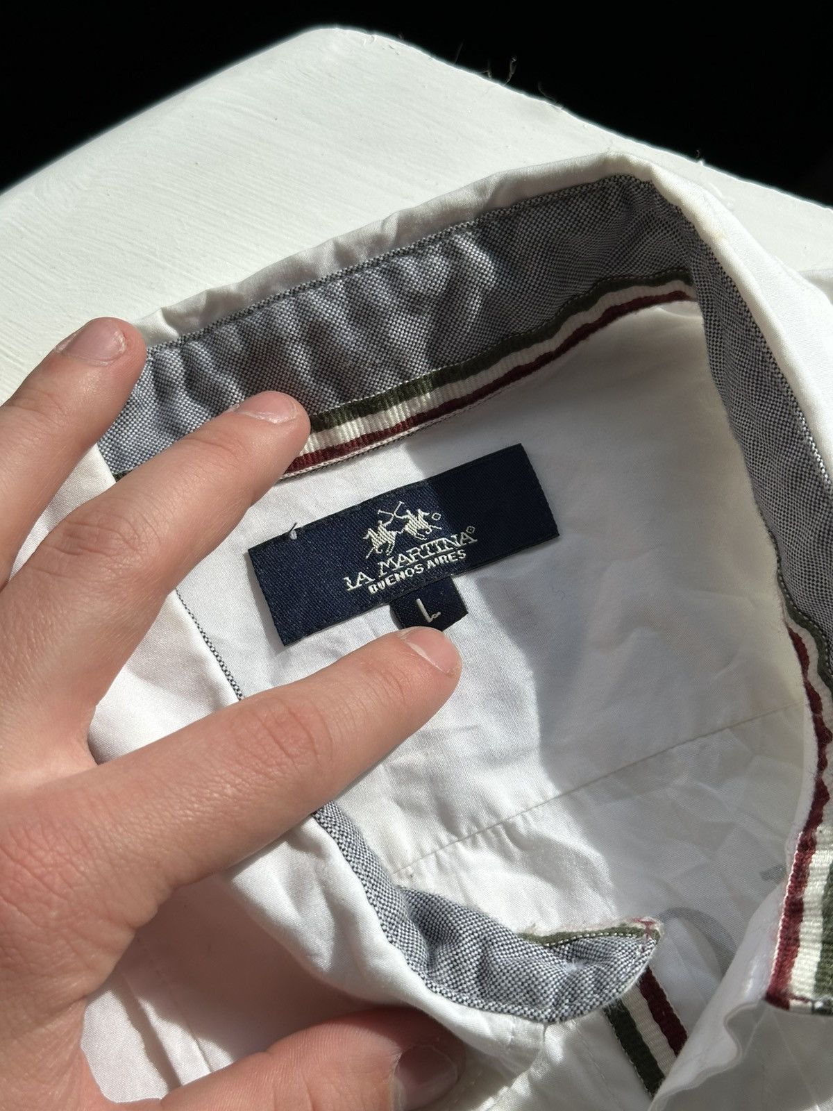 La Martina × Vintage La Martina Maserati Shirt Long Sleeve Y2K Size M Size US L / EU 52-54 / 3 - 6 Thumbnail