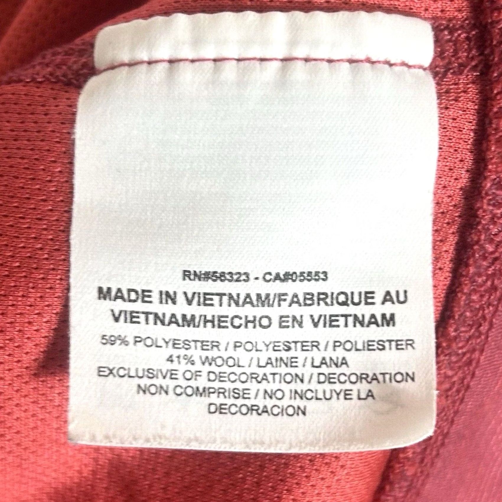Nike Nike Dri-FIT Banded Top Short Sleeve Medium Red Women's Activewear Athleisure Polyester Wool Relaxed Scoop Neck Pullover Casual Size M / US 6-8 / IT 42-44 - 3 Thumbnail