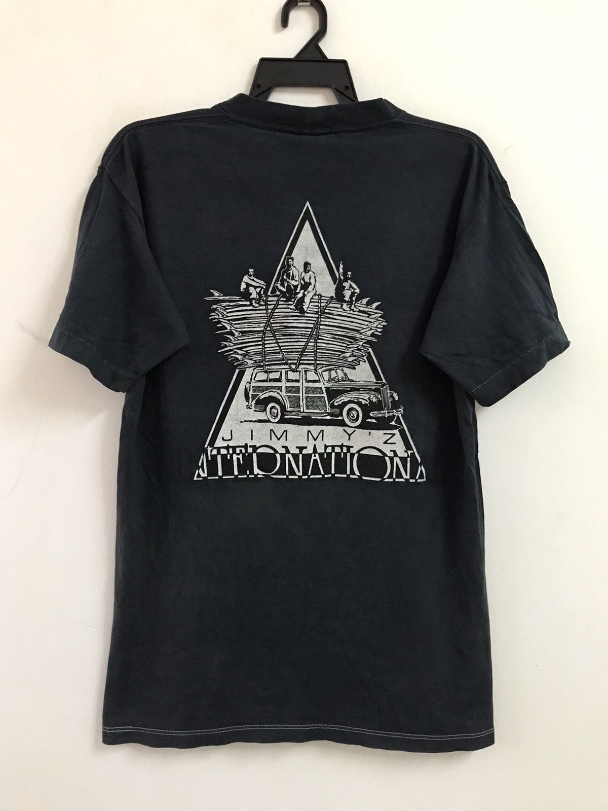 Vintage 90s JIMMY Z Graphics Skateboard T-Shirt Tops