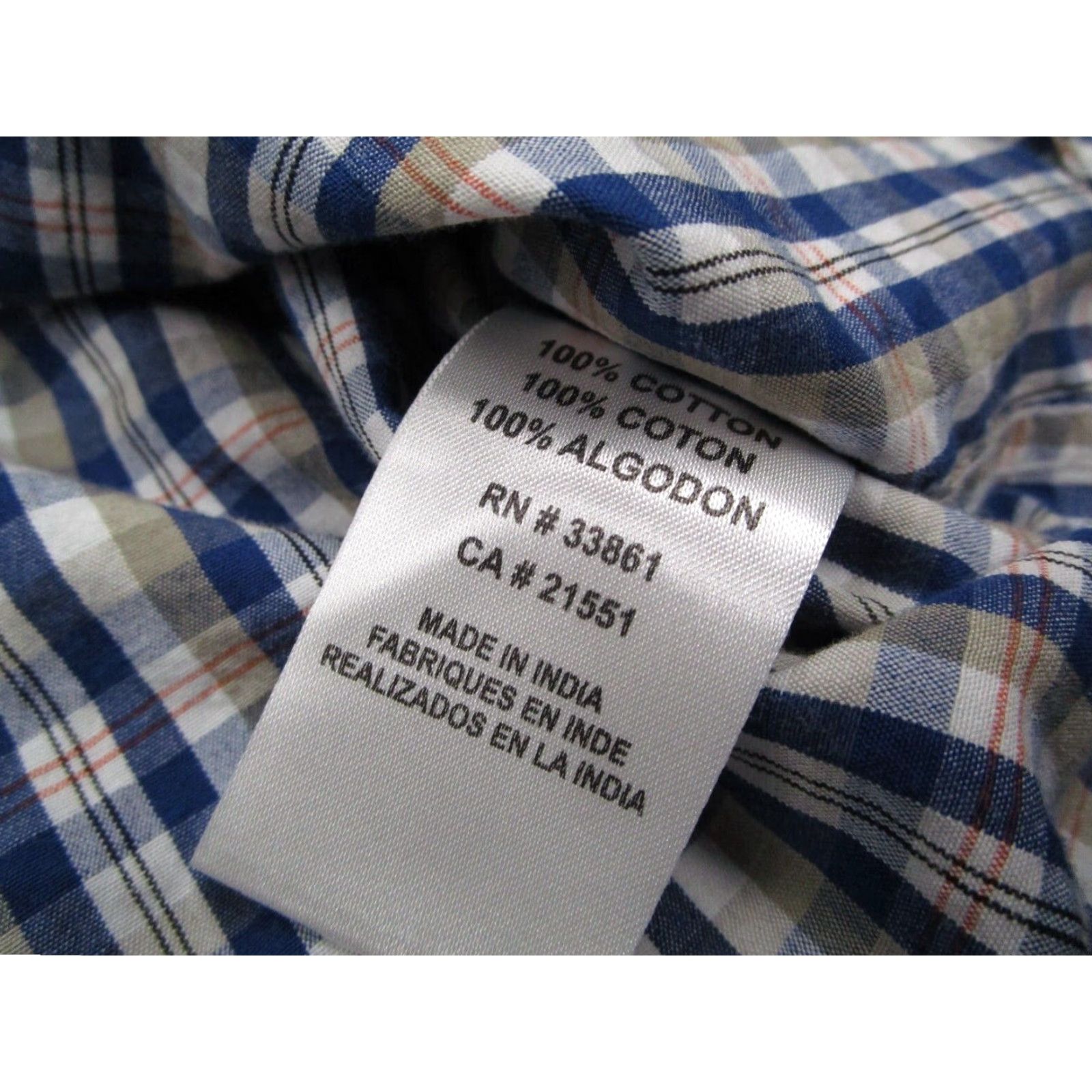 Vintage VINTAGE Troy Lee Designs Shirt Men Small Blue Plaid Long Sleeve Casual Button Up Size US S / EU 44-46 / 1 - 4 Thumbnail