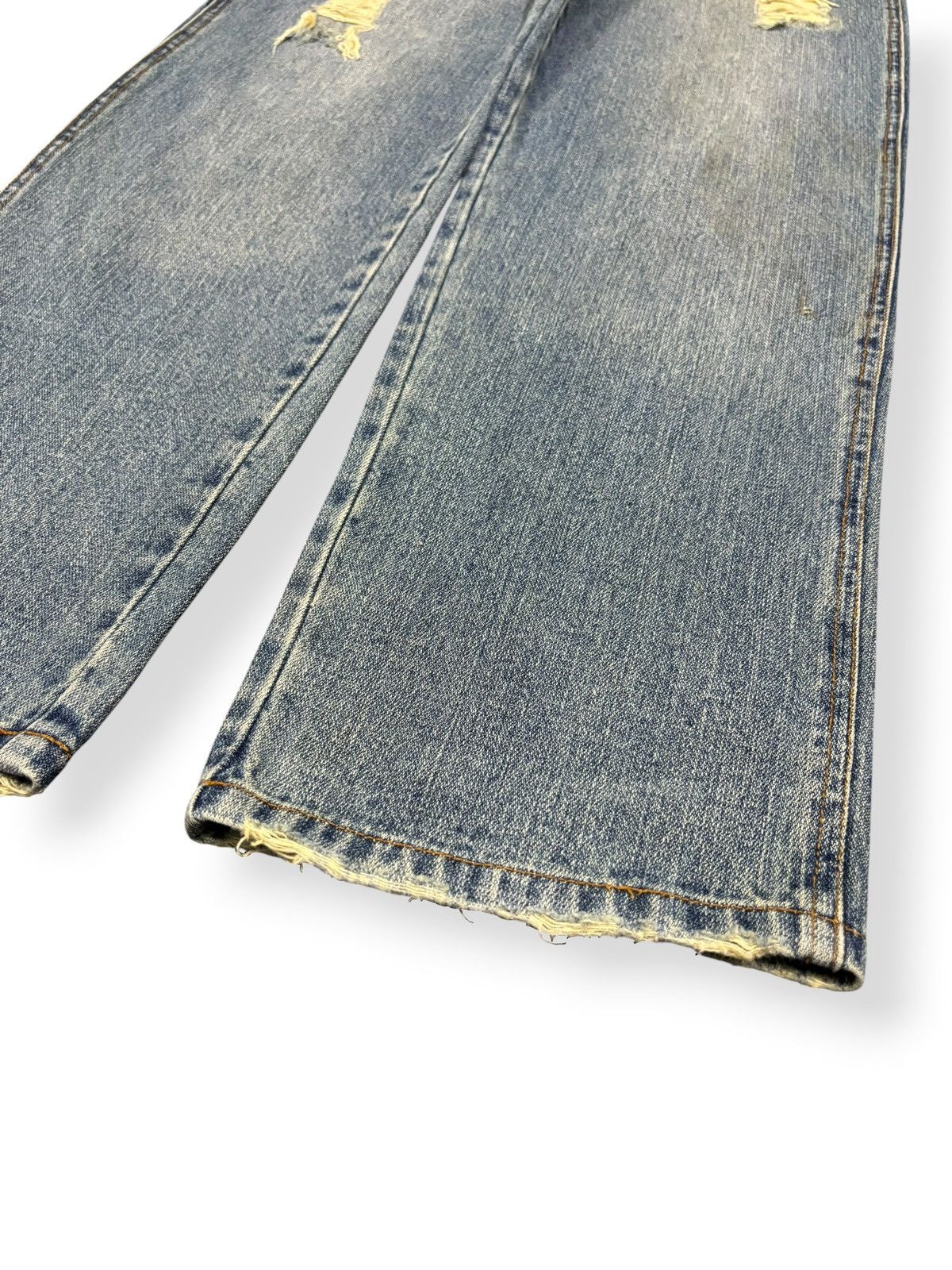 Japanese Brand Vintage Japanese Brand TDR Double Waist Distressed Jeans Size US 31 - 7 Thumbnail