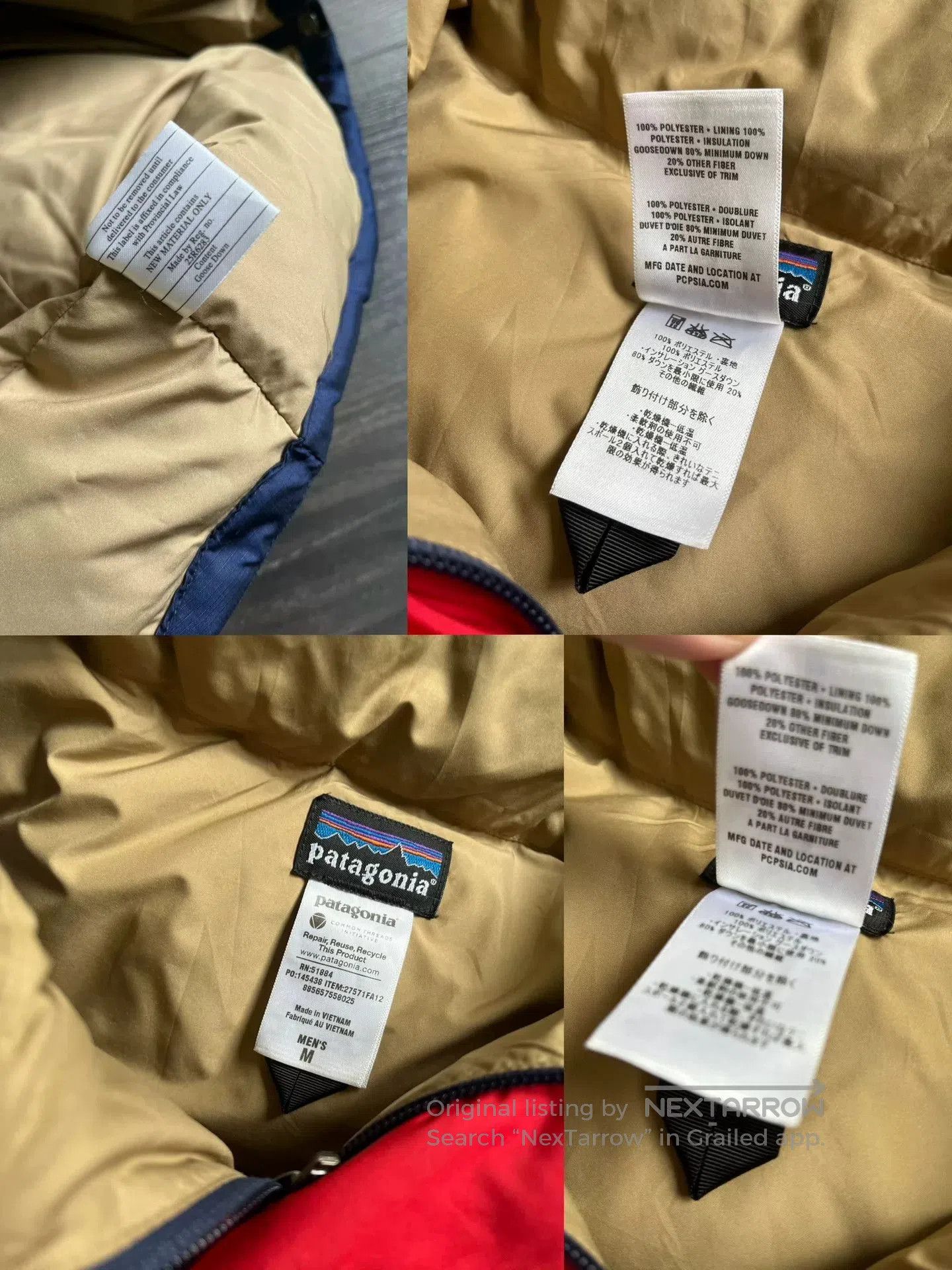 Patagonia Patagonia Men's M Down Vest FA12. Size US M / EU 48-50 / 2 - 3 Thumbnail