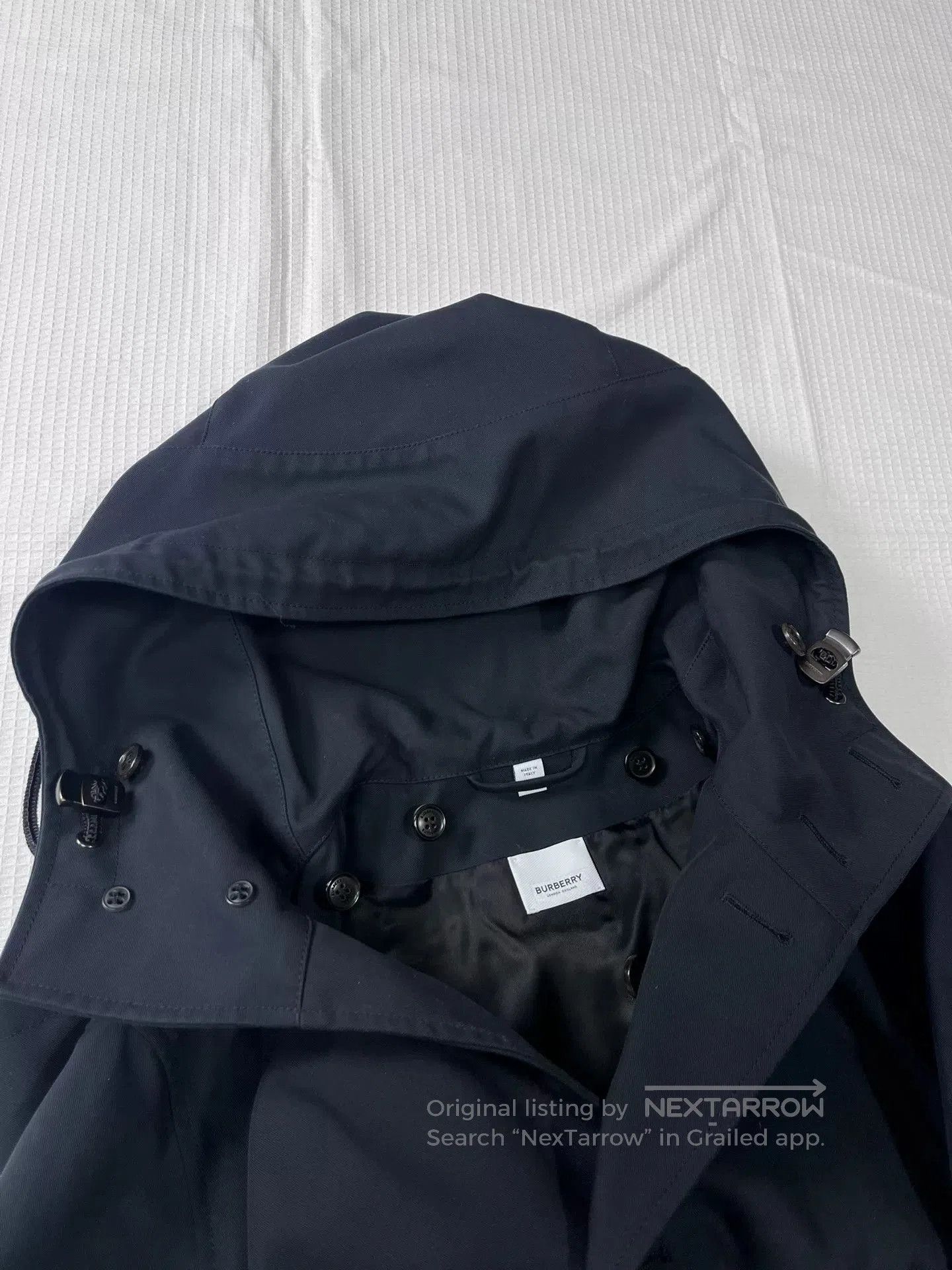 Burberry Burberry Black Hooded Trench Coat Size 46. Size US S / EU 44-46 / 1 - 6 Thumbnail